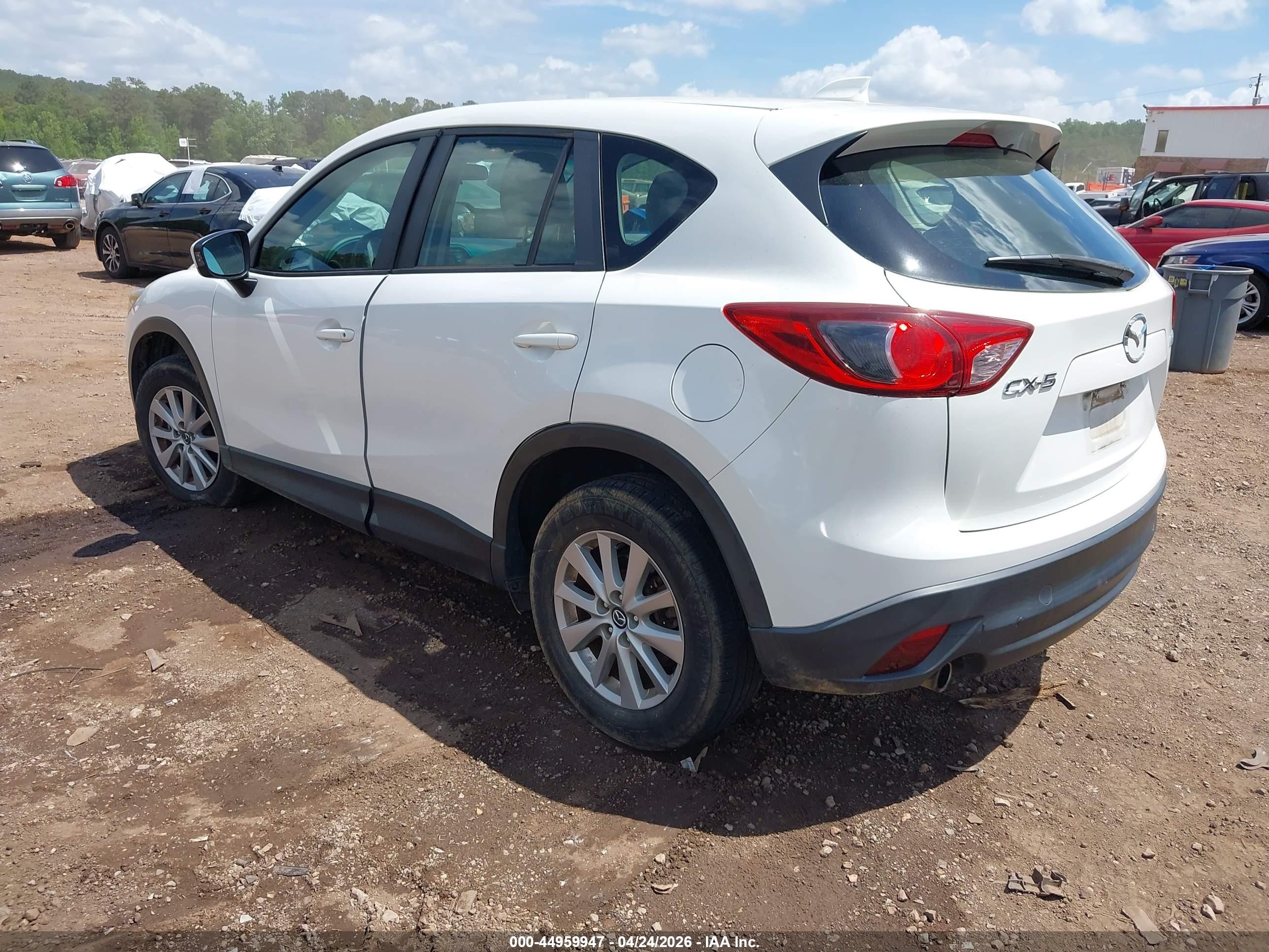 2014 Mazda Cx-5 Sport White vin: JM3KE2BE2E0398518