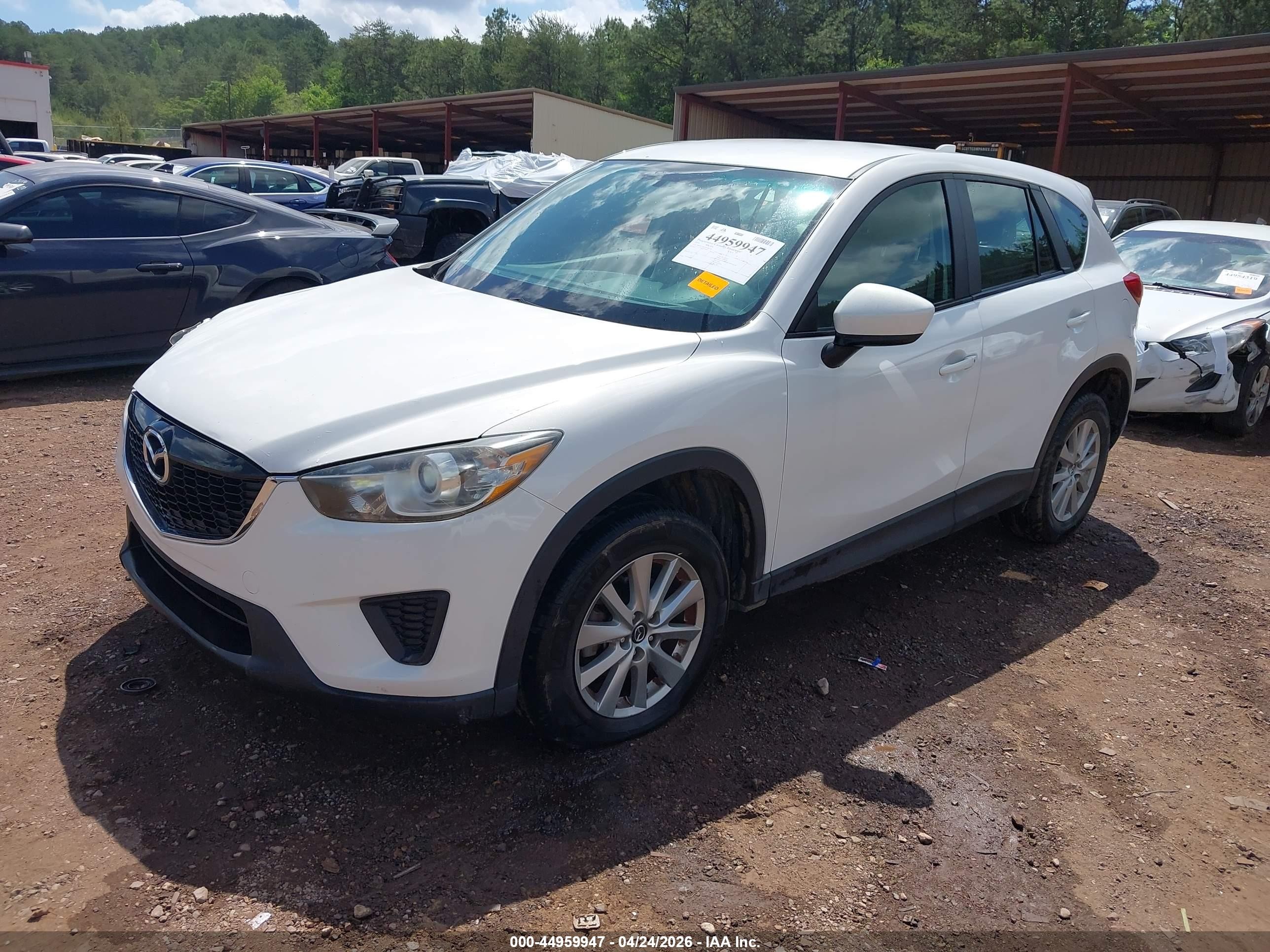 2014 Mazda Cx-5 Sport White vin: JM3KE2BE2E0398518
