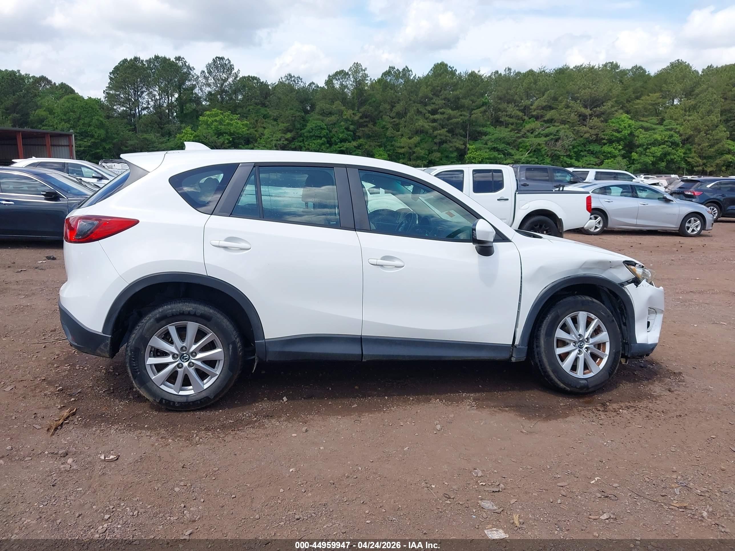 2014 Mazda Cx-5 Sport White vin: JM3KE2BE2E0398518