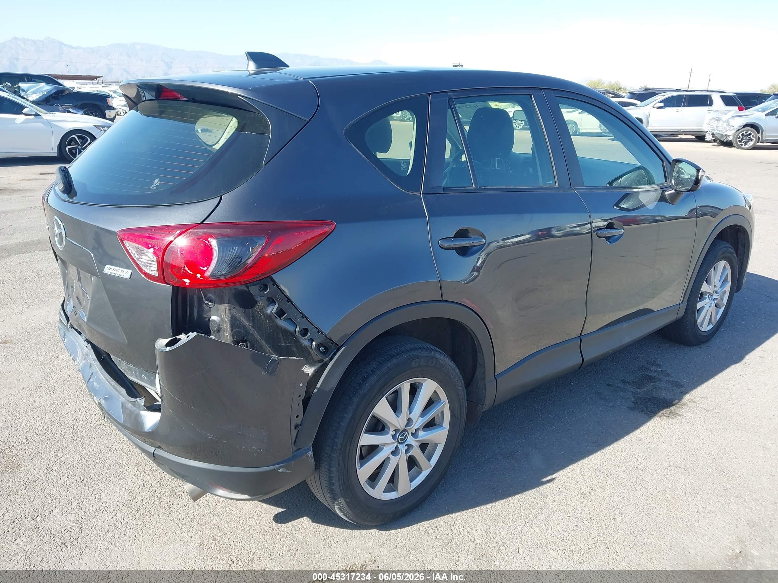2015 Mazda Cx-5 Sport Gray vin: JM3KE2BE2F0475406
