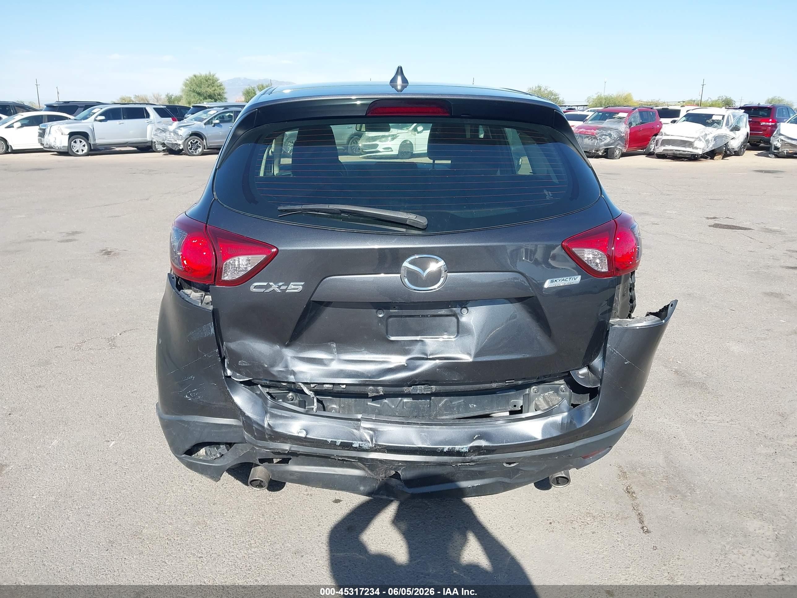 2015 Mazda Cx-5 Sport Gray vin: JM3KE2BE2F0475406