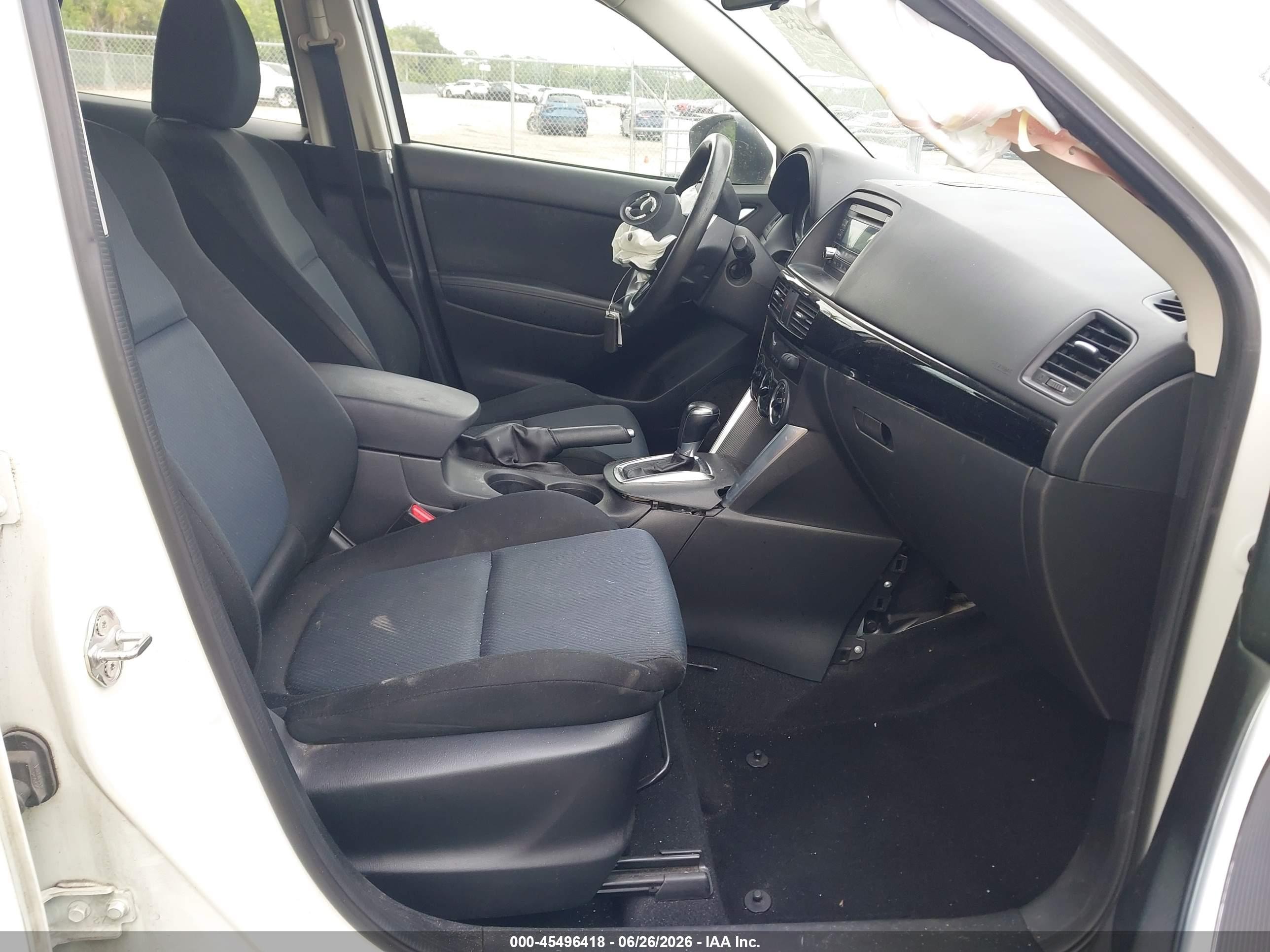 2015 Mazda Cx-5 Sport White vin: JM3KE2BE3F0444634