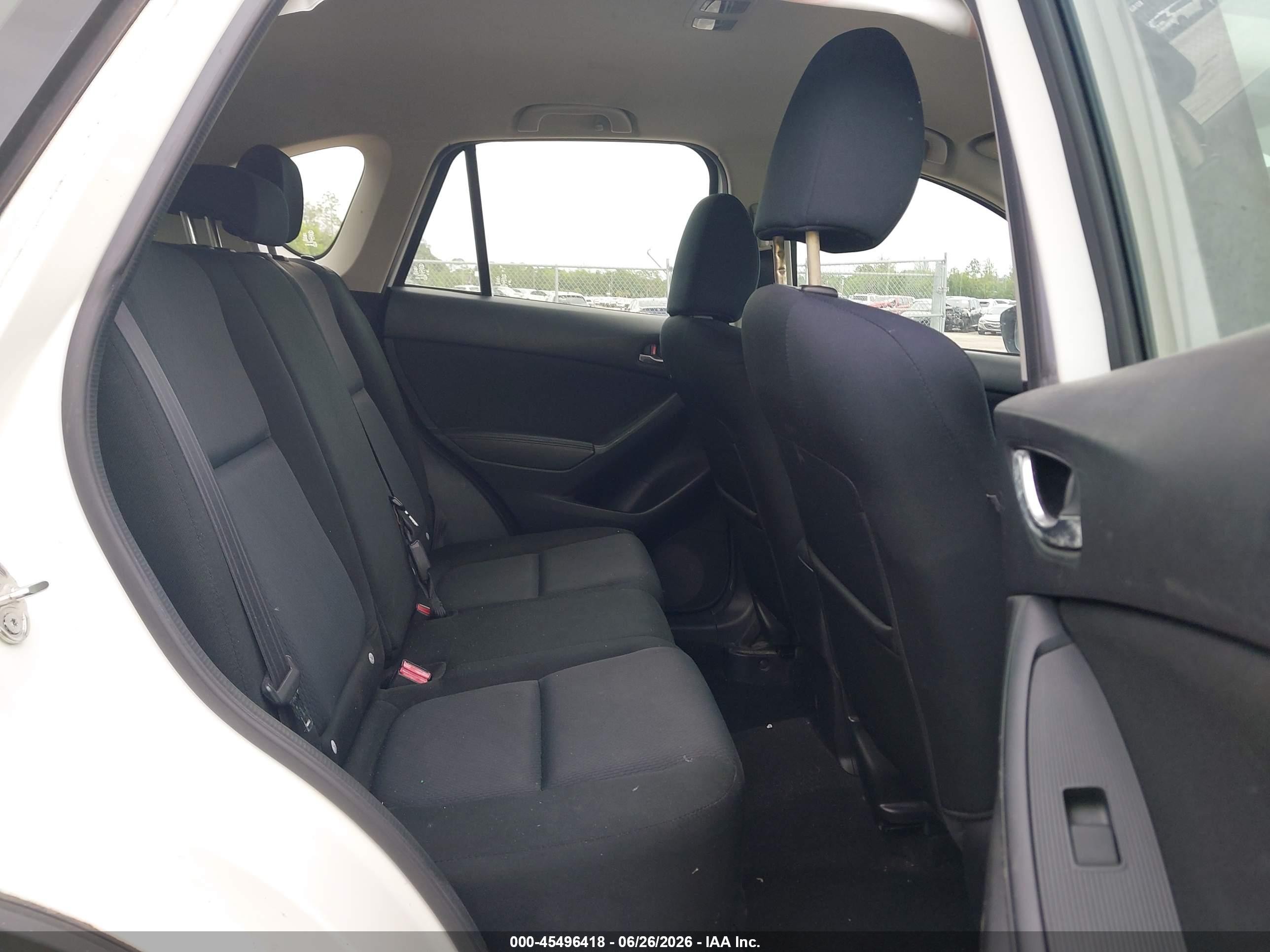2015 Mazda Cx-5 Sport White vin: JM3KE2BE3F0444634