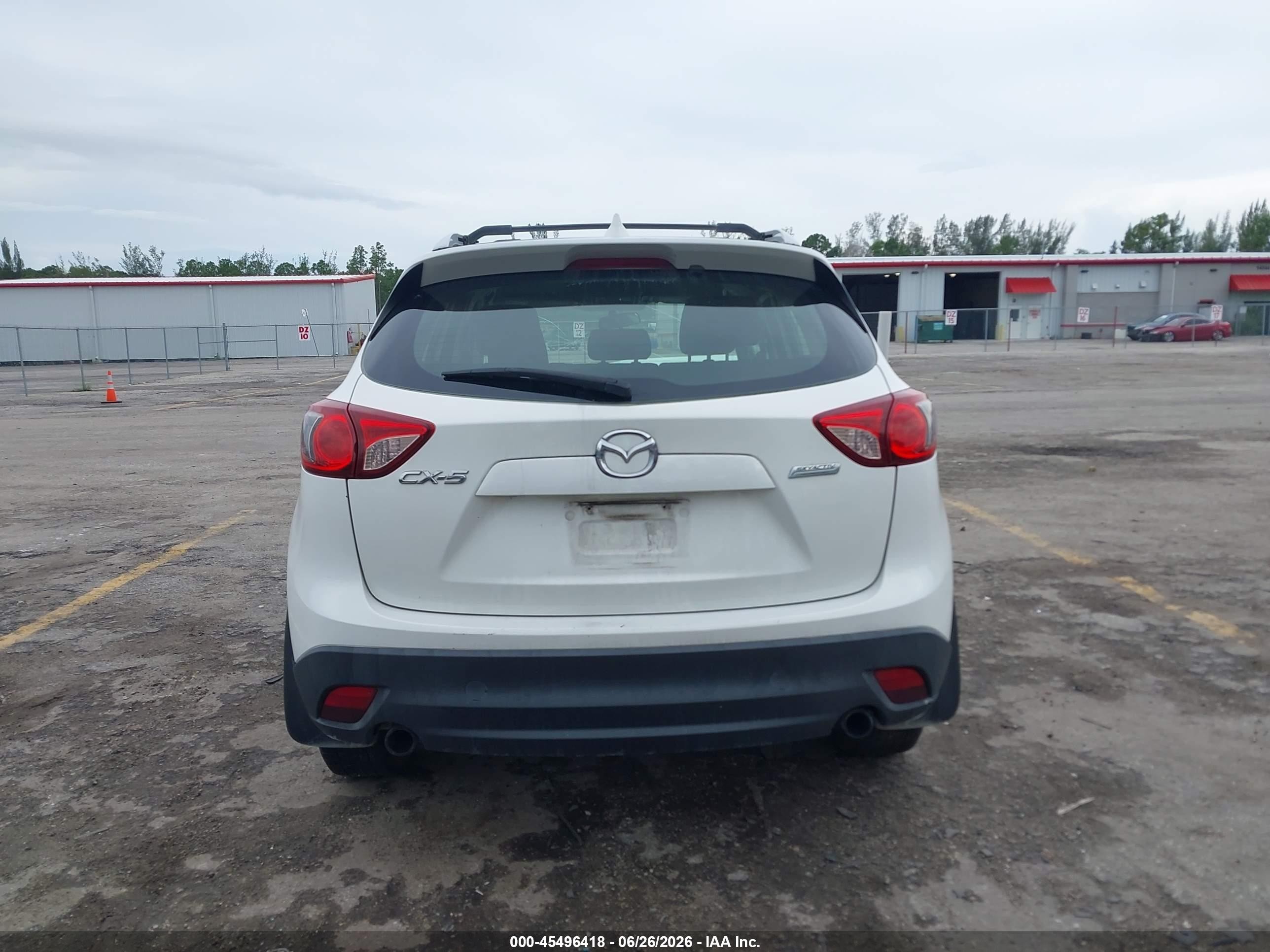 2015 Mazda Cx-5 Sport White vin: JM3KE2BE3F0444634