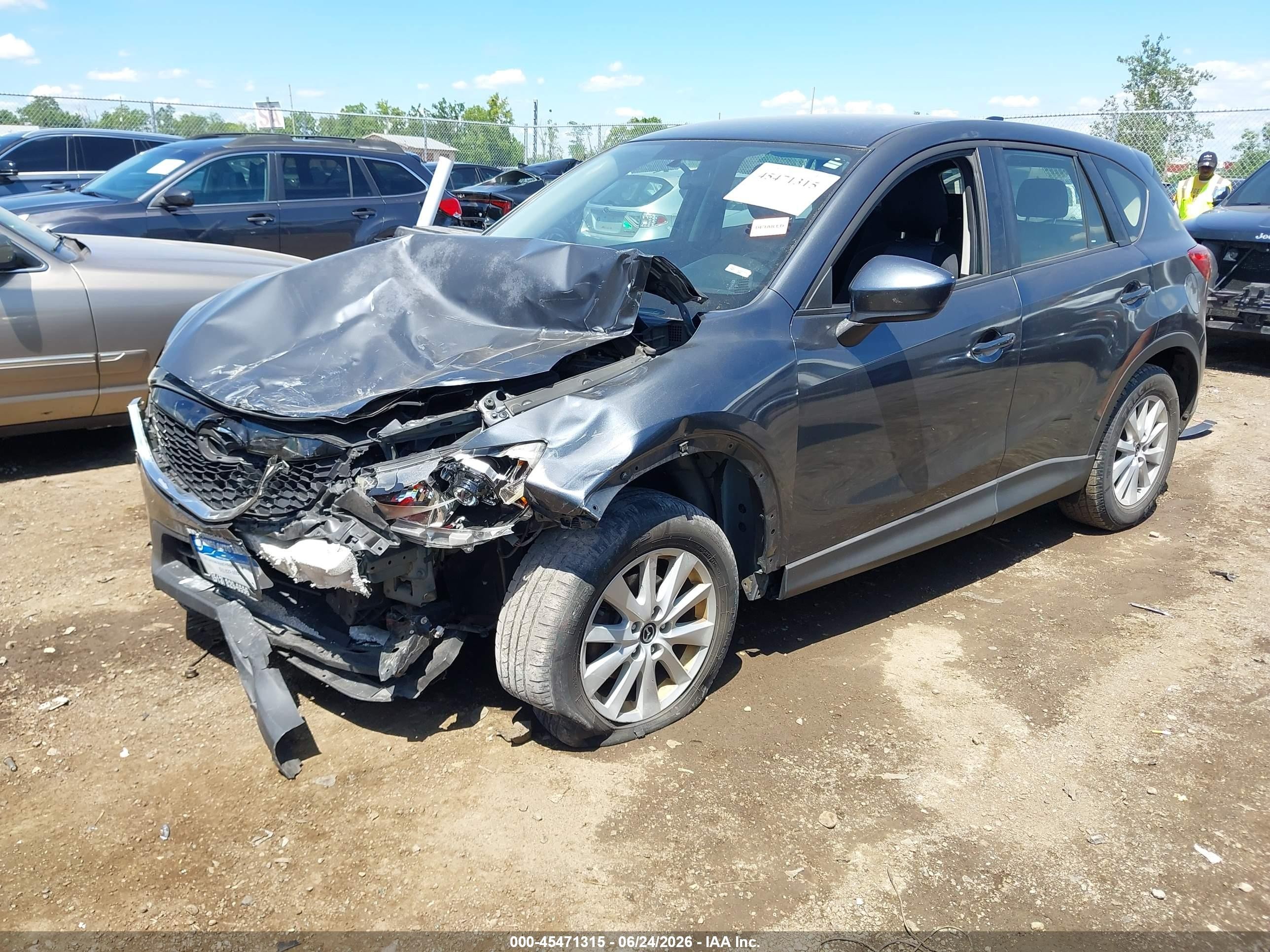 2013 Mazda Cx-5 Sport Gray vin: JM3KE2BE4D0111436