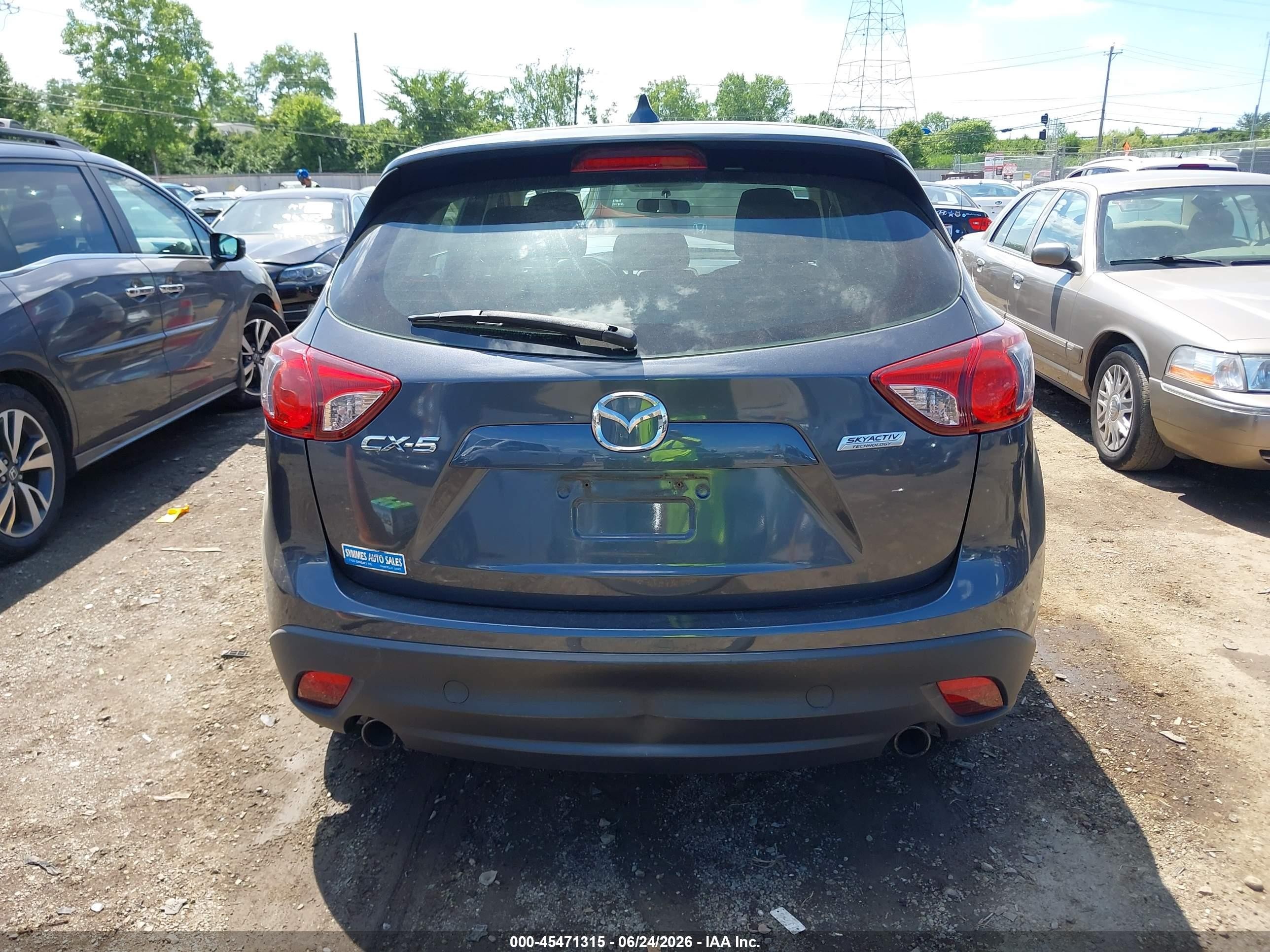 2013 Mazda Cx-5 Sport Gray vin: JM3KE2BE4D0111436