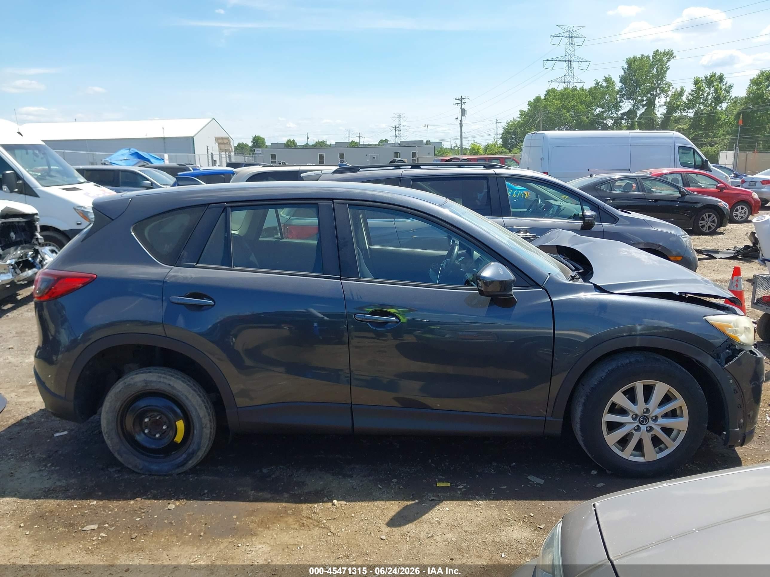 2013 Mazda Cx-5 Sport Gray vin: JM3KE2BE4D0111436