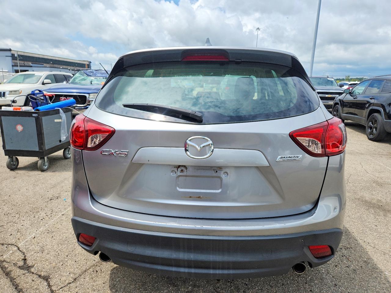 2014 Mazda Cx-5 Sport Silver vin: JM3KE2BE4E0331600