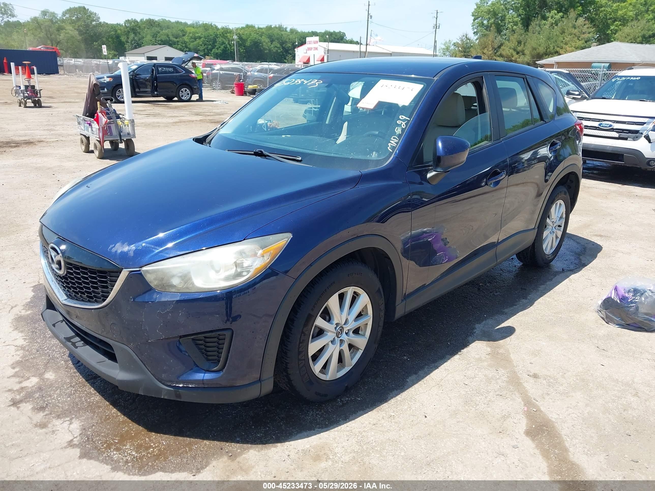 2014 Mazda Cx-5 Sport Blue vin: JM3KE2BE4E0371983