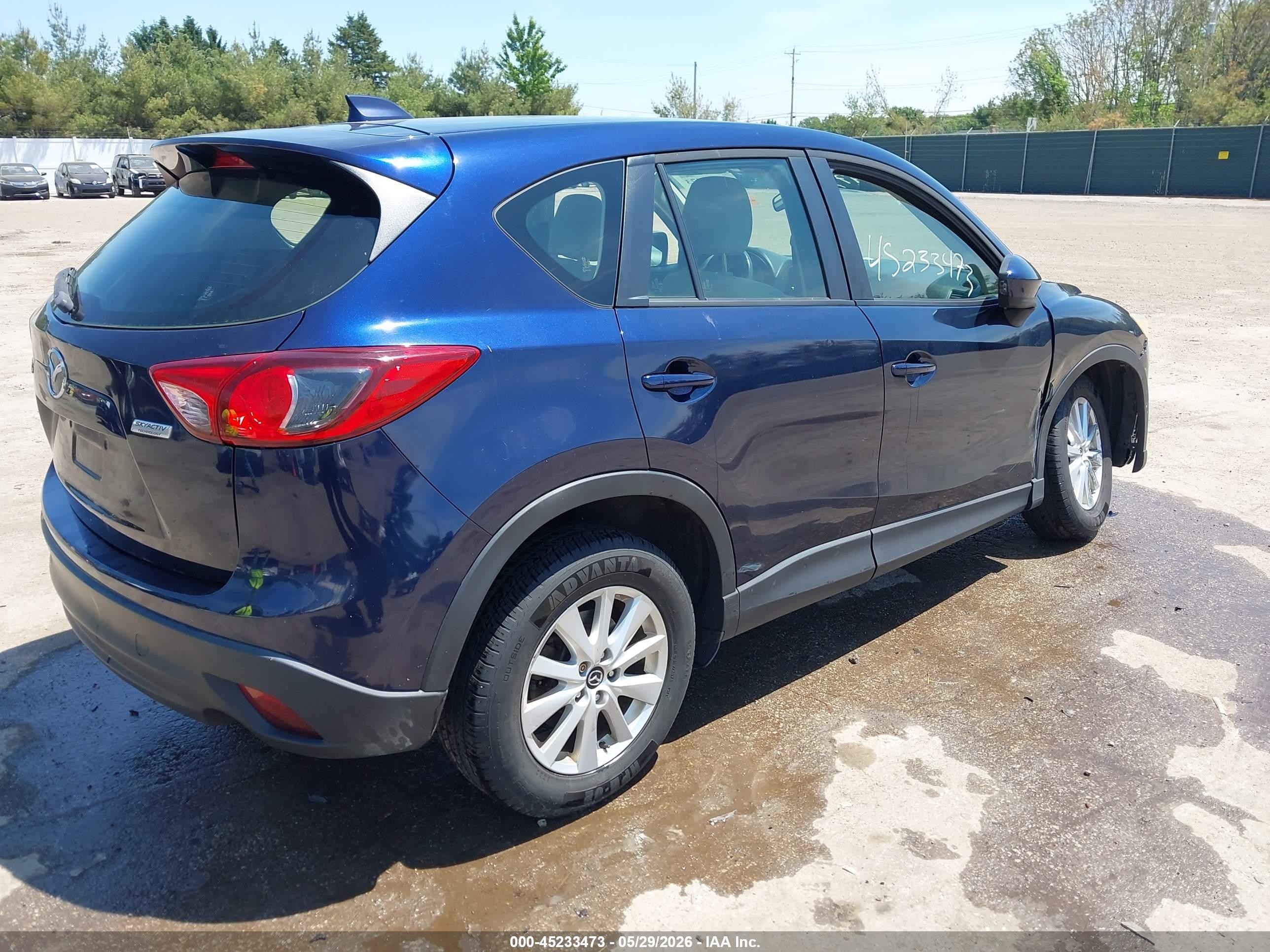 2014 Mazda Cx-5 Sport Blue vin: JM3KE2BE4E0371983