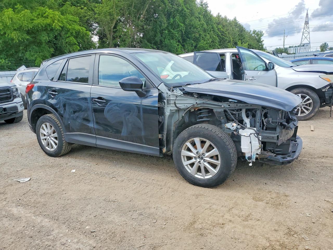 2015 Mazda Cx-5 Sport Черный vin: JM3KE2BE4F0465105