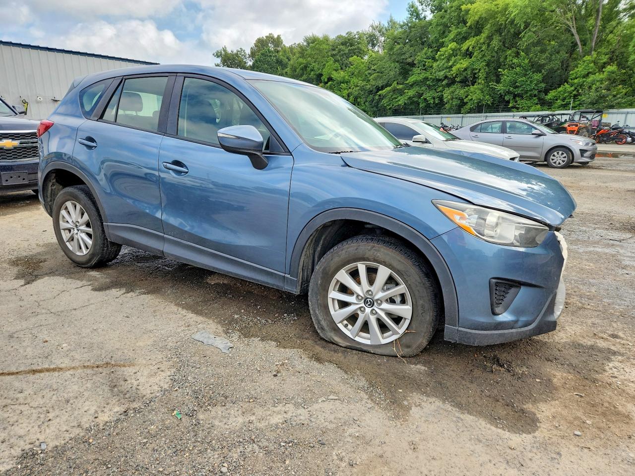 2015 Mazda Cx-5 Sport Синий vin: JM3KE2BE4F0520085