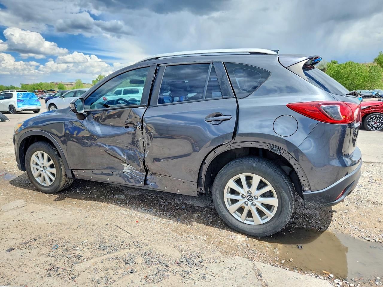 2014 Mazda Cx-5 Sport Gray vin: JM3KE2BE5E0398920
