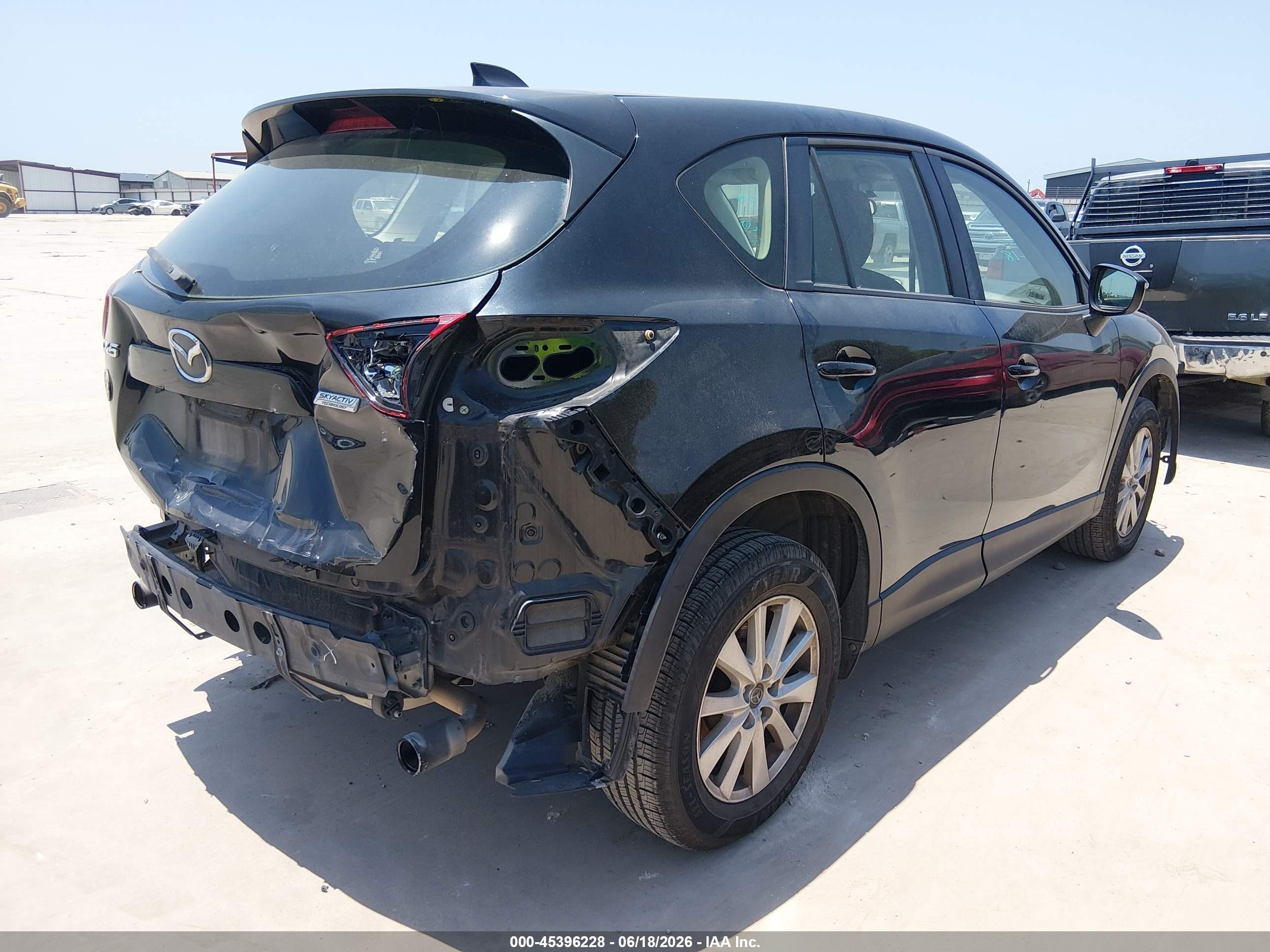 2015 Mazda Cx-5 Sport Black vin: JM3KE2BE6F0486988