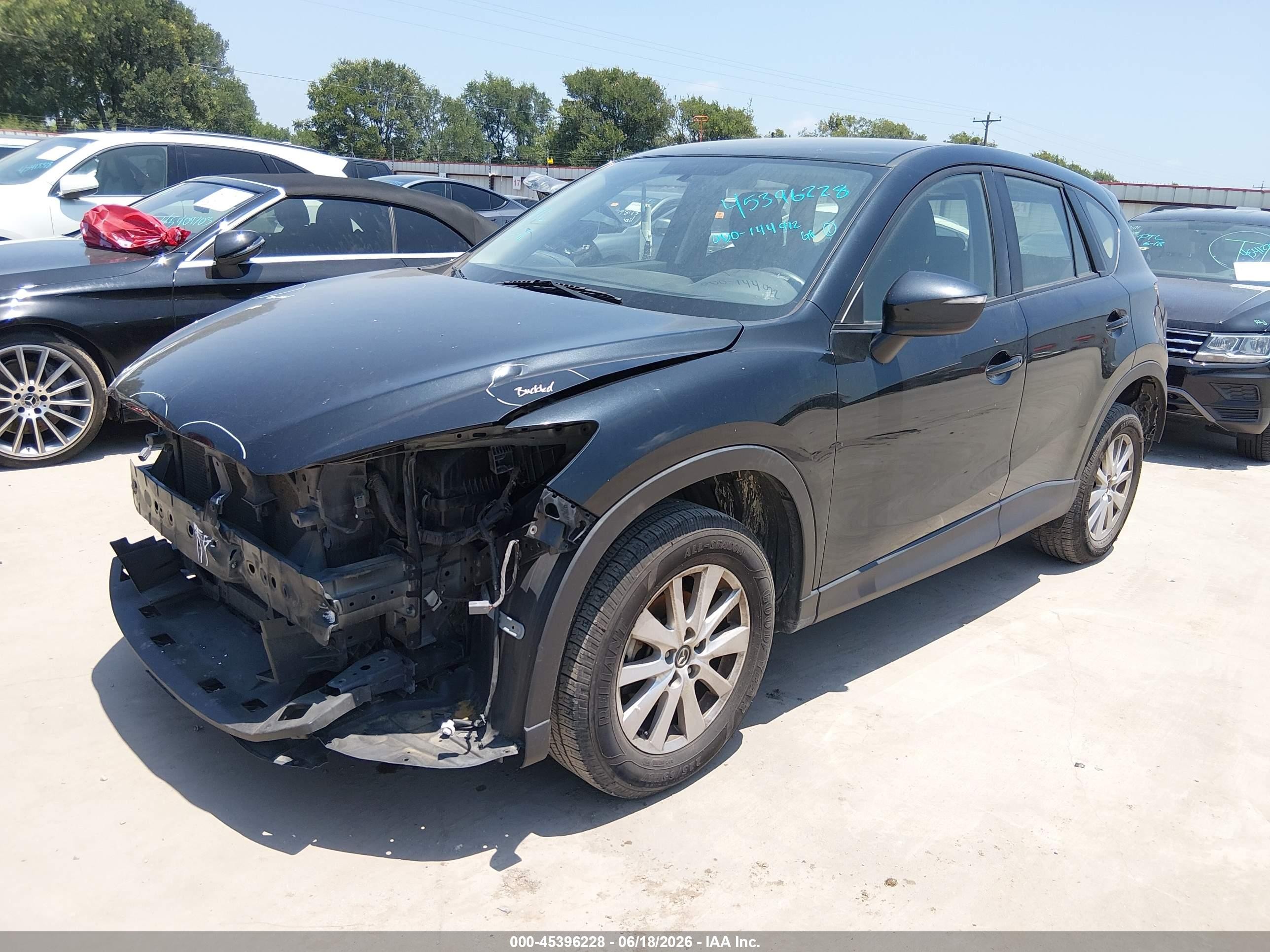 2015 Mazda Cx-5 Sport Black vin: JM3KE2BE6F0486988