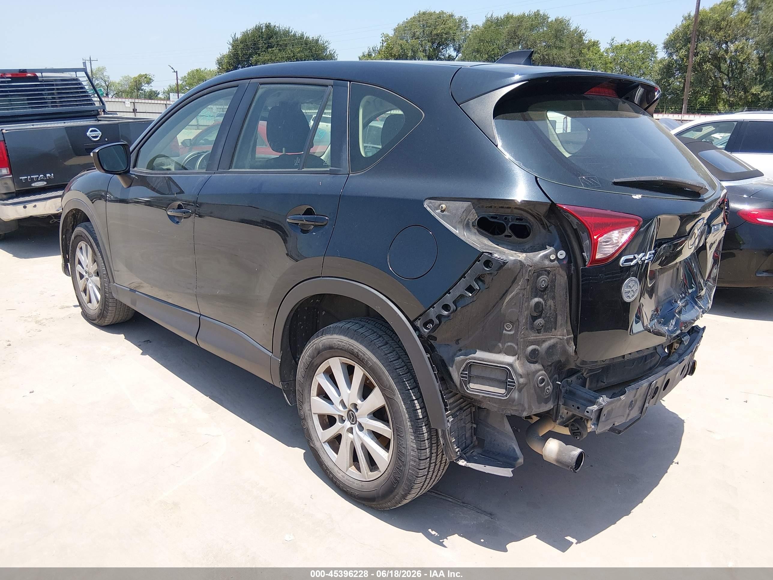 2015 Mazda Cx-5 Sport Black vin: JM3KE2BE6F0486988