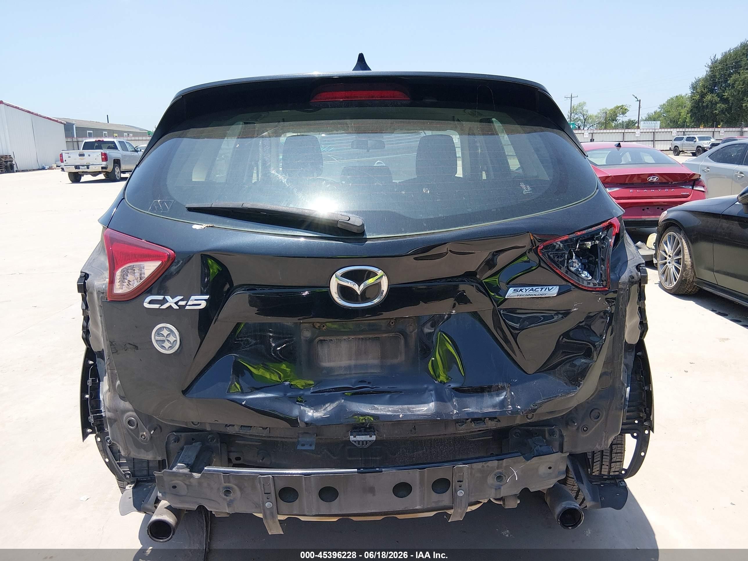 2015 Mazda Cx-5 Sport Black vin: JM3KE2BE6F0486988