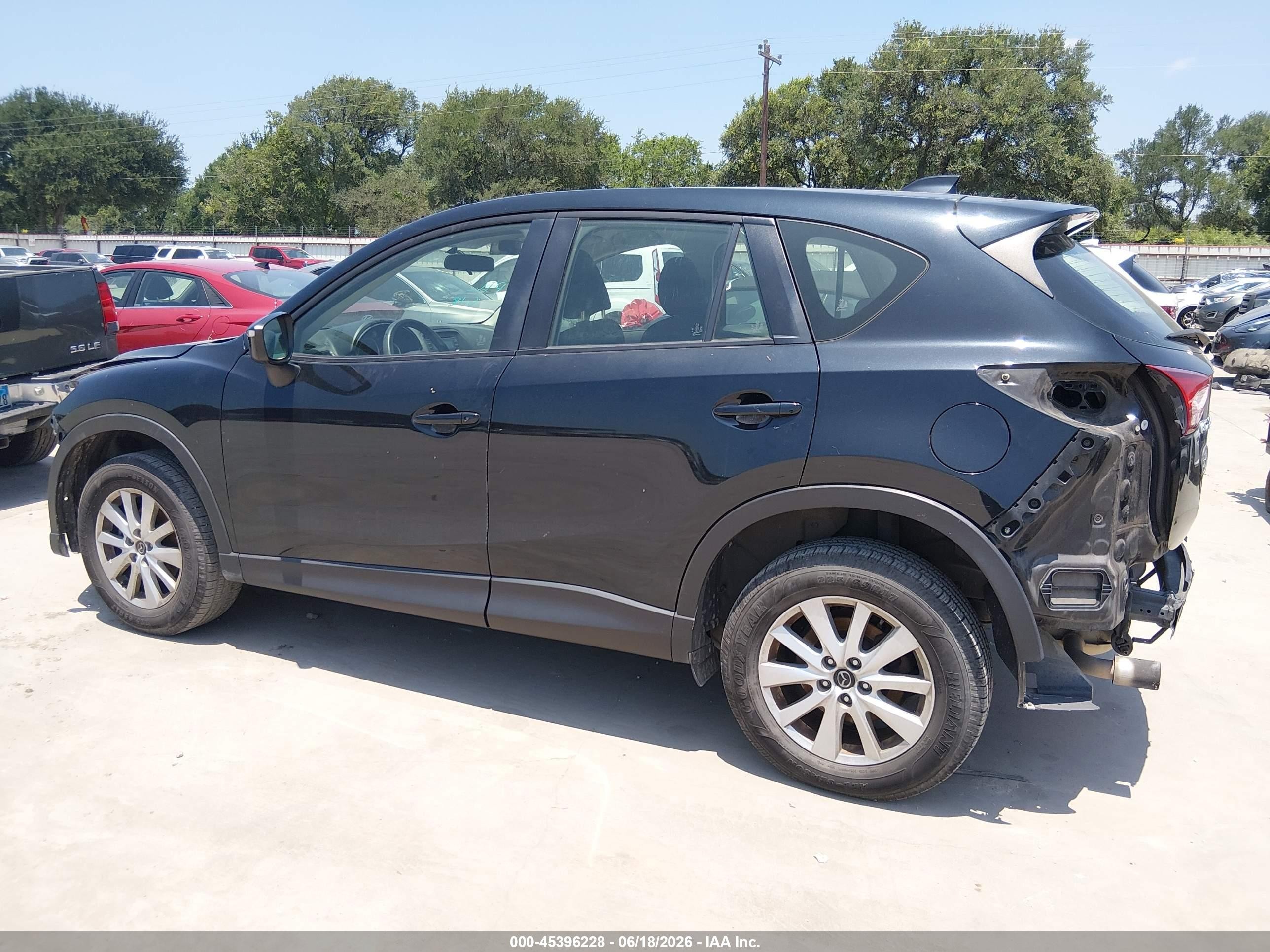 2015 Mazda Cx-5 Sport Black vin: JM3KE2BE6F0486988