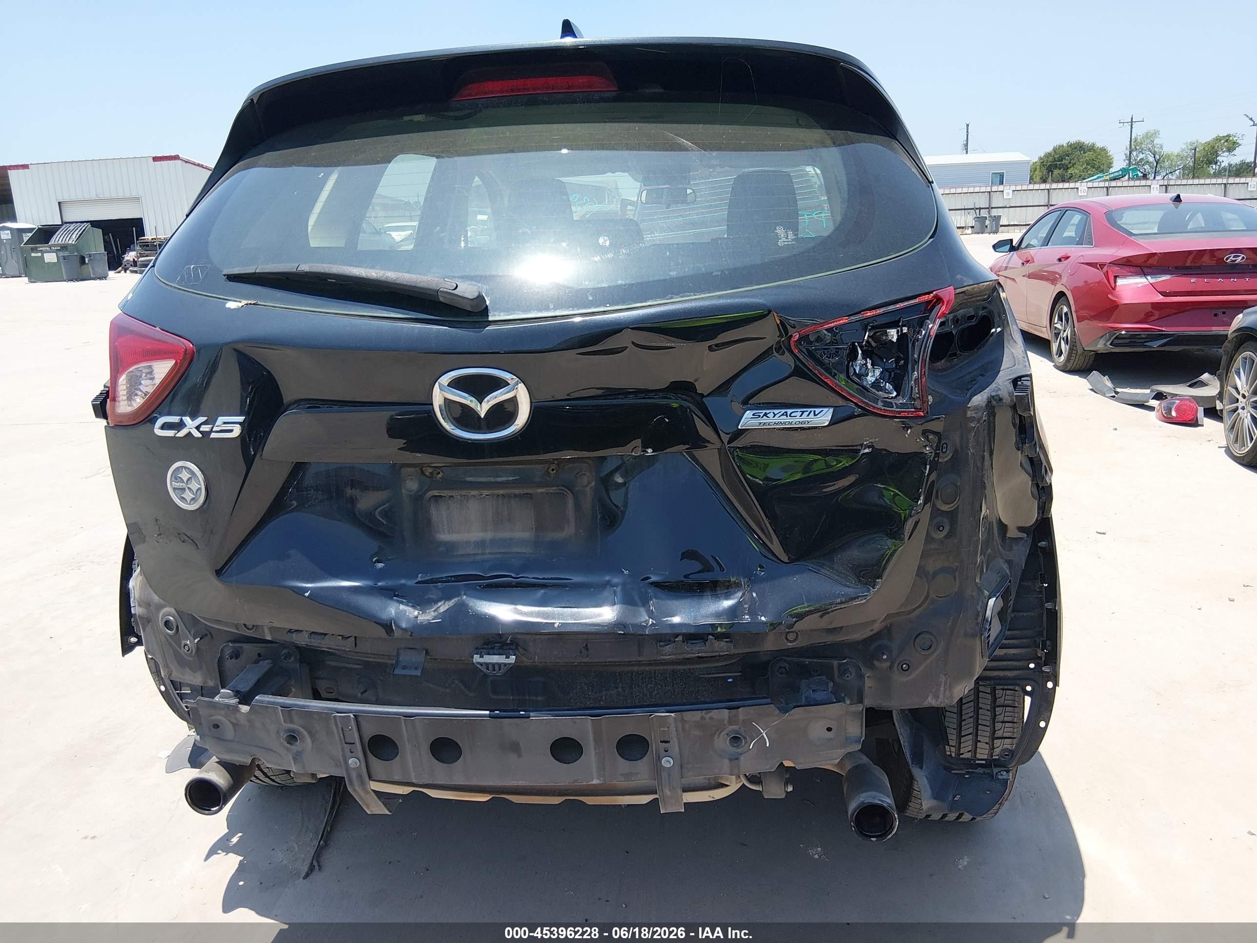 2015 Mazda Cx-5 Sport Black vin: JM3KE2BE6F0486988