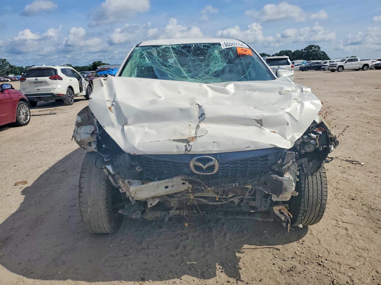 2015 Mazda Cx-5 Sport White vin: JM3KE2BE6F0490085