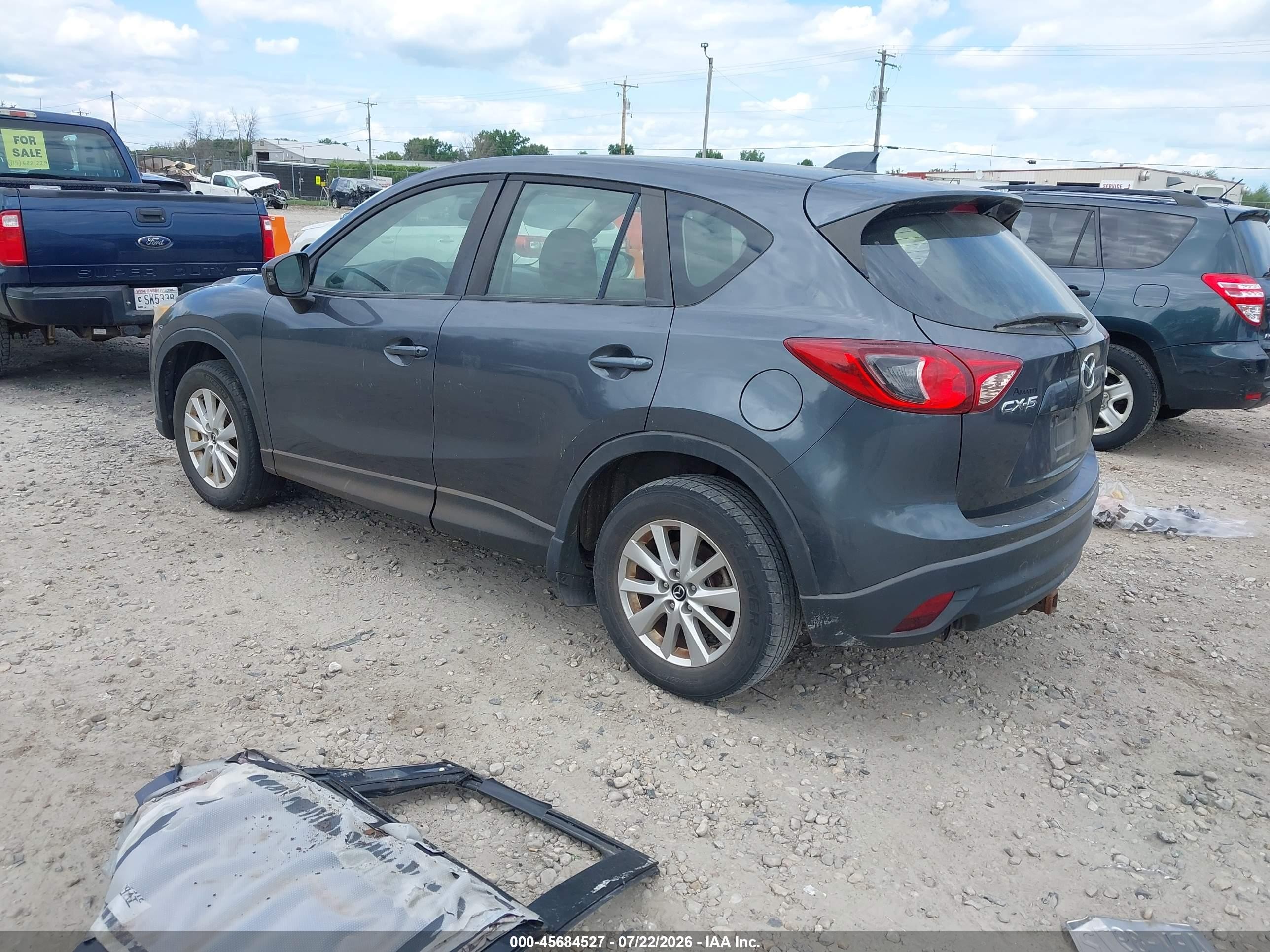 2013 Mazda Cx-5 Sport Gray vin: JM3KE2BE7D0112998