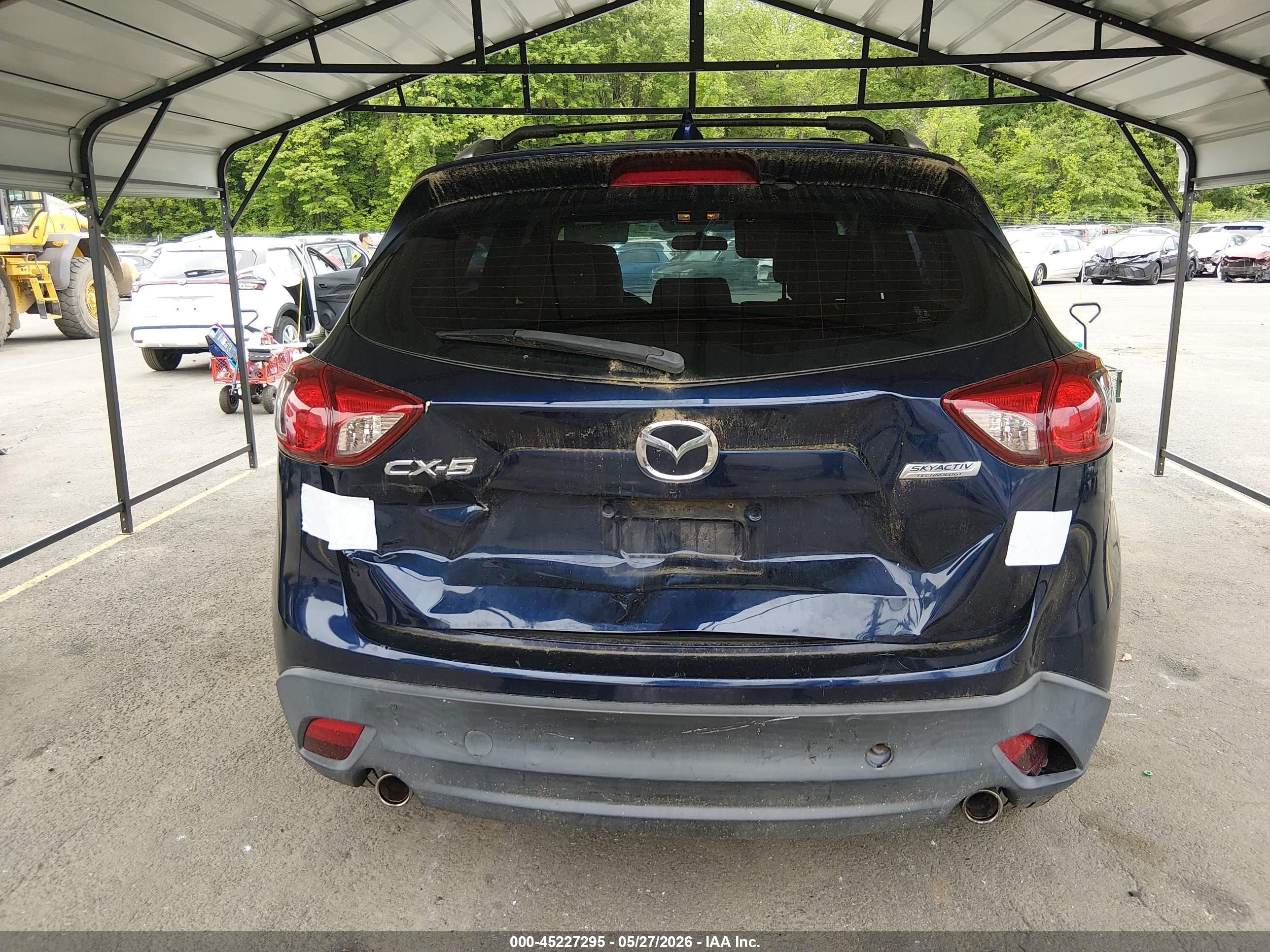 2014 Mazda Cx-5 Sport Dark Blue vin: JM3KE2BE7E0362761