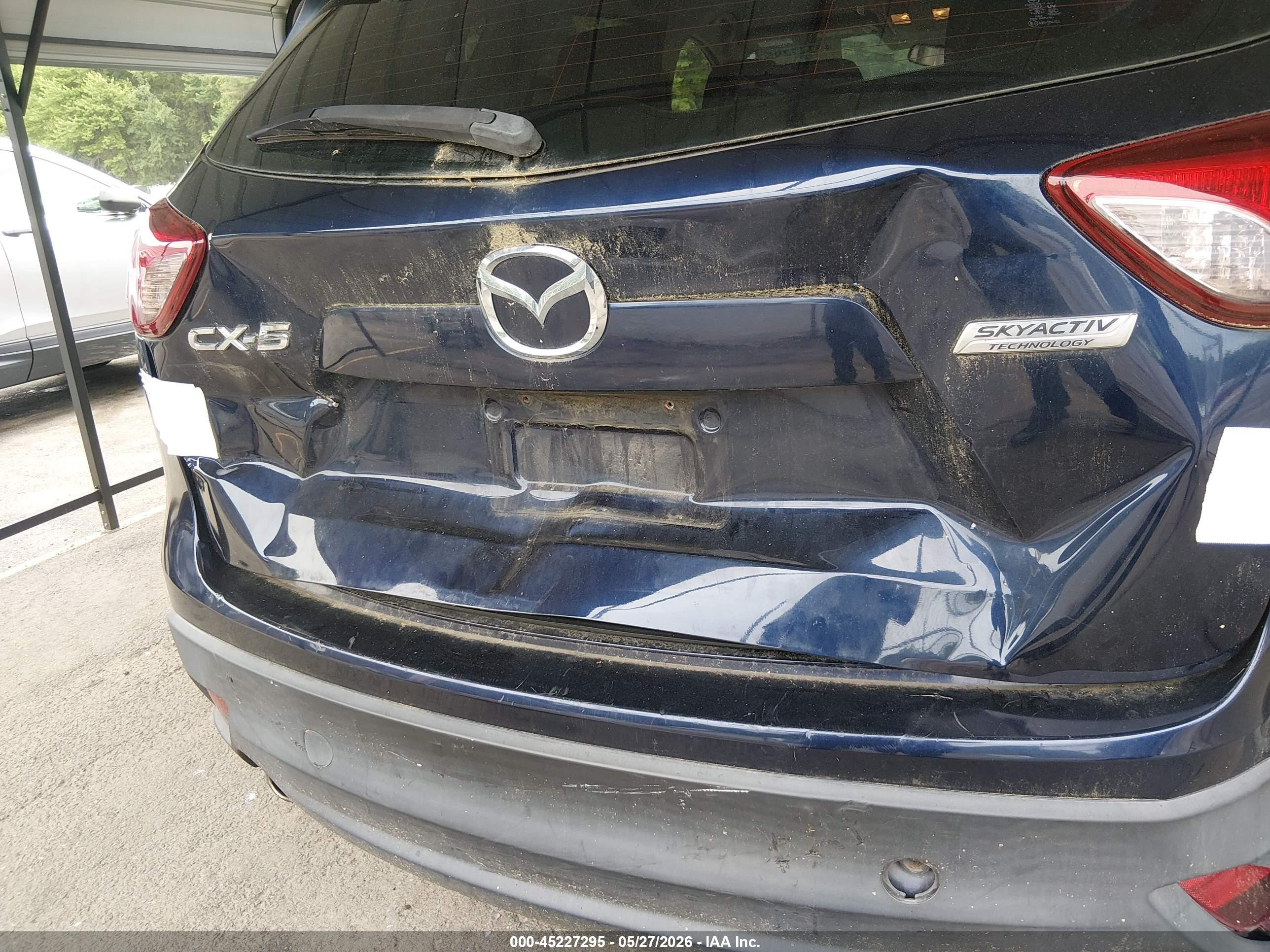 2014 Mazda Cx-5 Sport Dark Blue vin: JM3KE2BE7E0362761