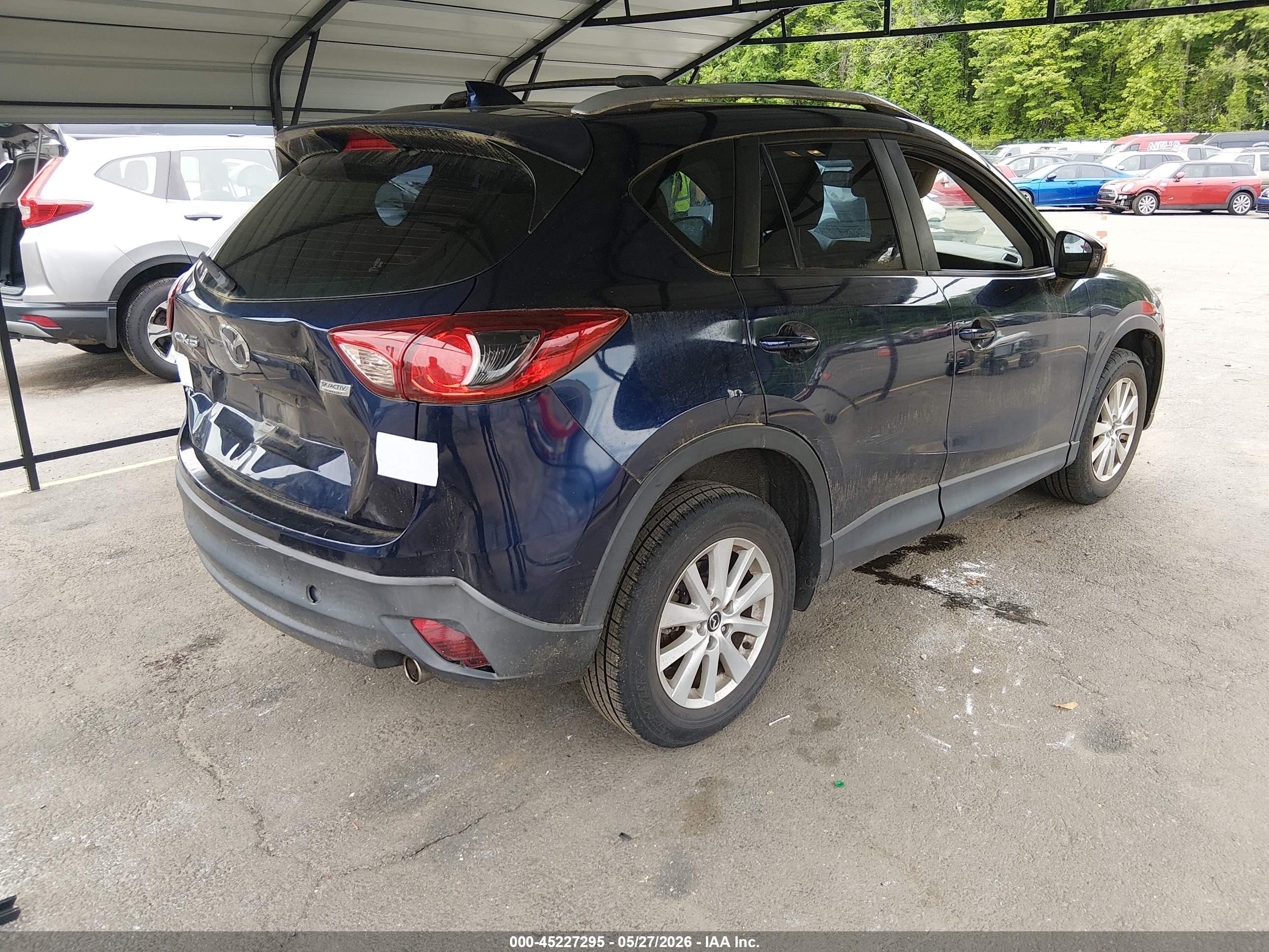 2014 Mazda Cx-5 Sport Dark Blue vin: JM3KE2BE7E0362761
