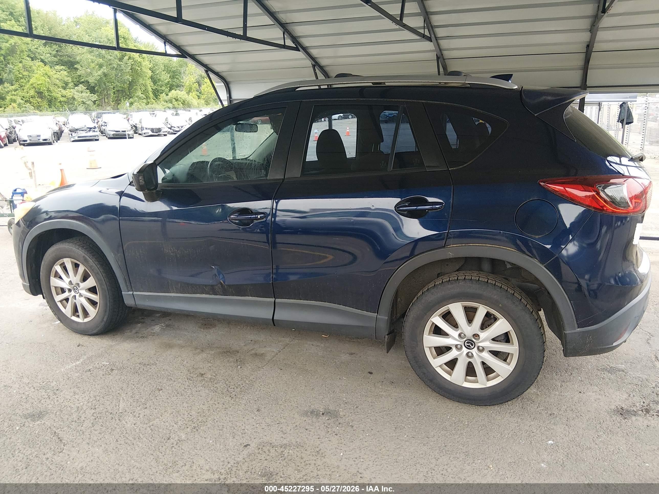2014 Mazda Cx-5 Sport Dark Blue vin: JM3KE2BE7E0362761