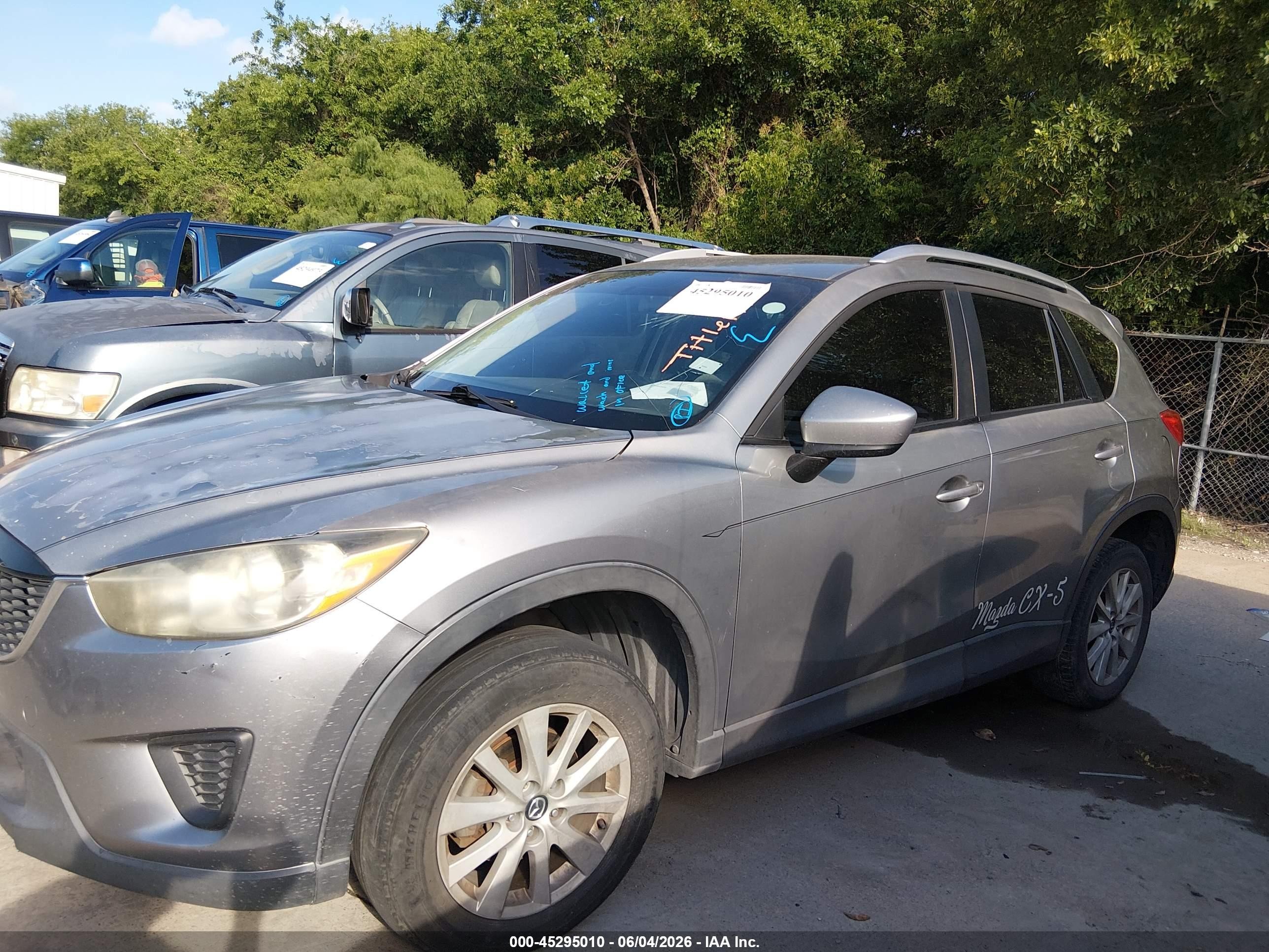 2014 Mazda Cx-5 Sport Light Blue vin: JM3KE2BE7E0375042
