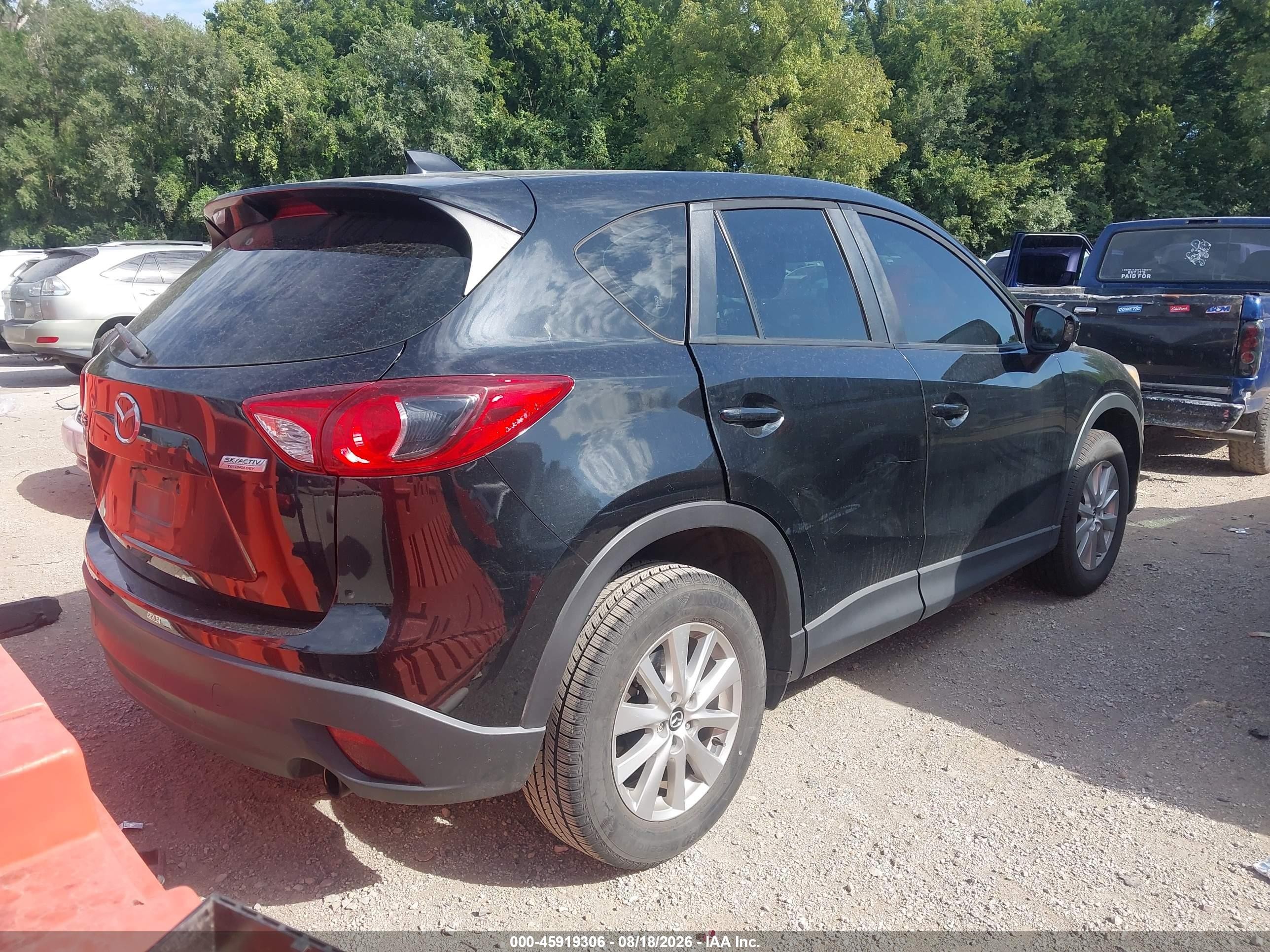 2015 Mazda Cx-5 Sport Black vin: JM3KE2BE7F0457483