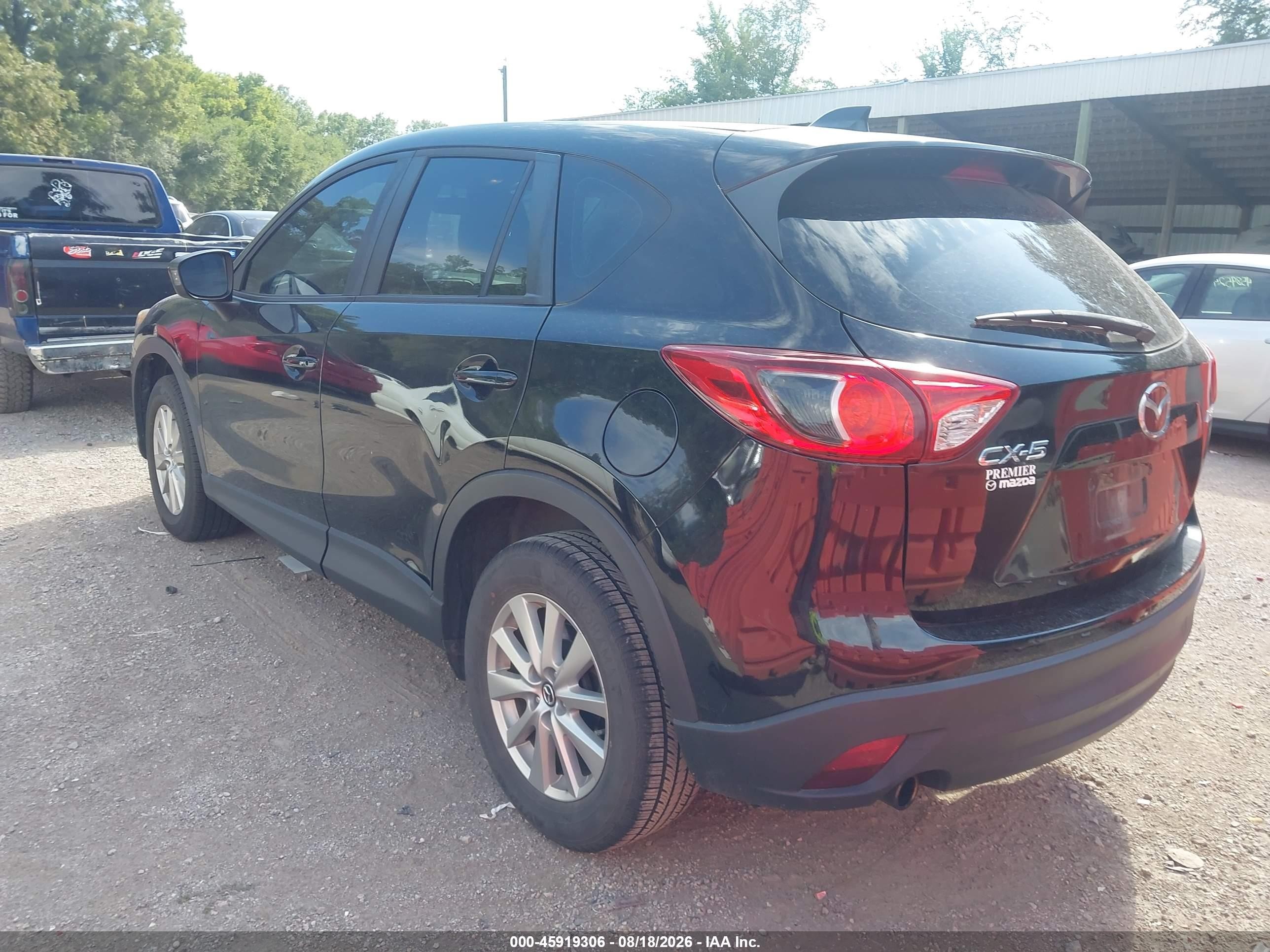 2015 Mazda Cx-5 Sport Black vin: JM3KE2BE7F0457483