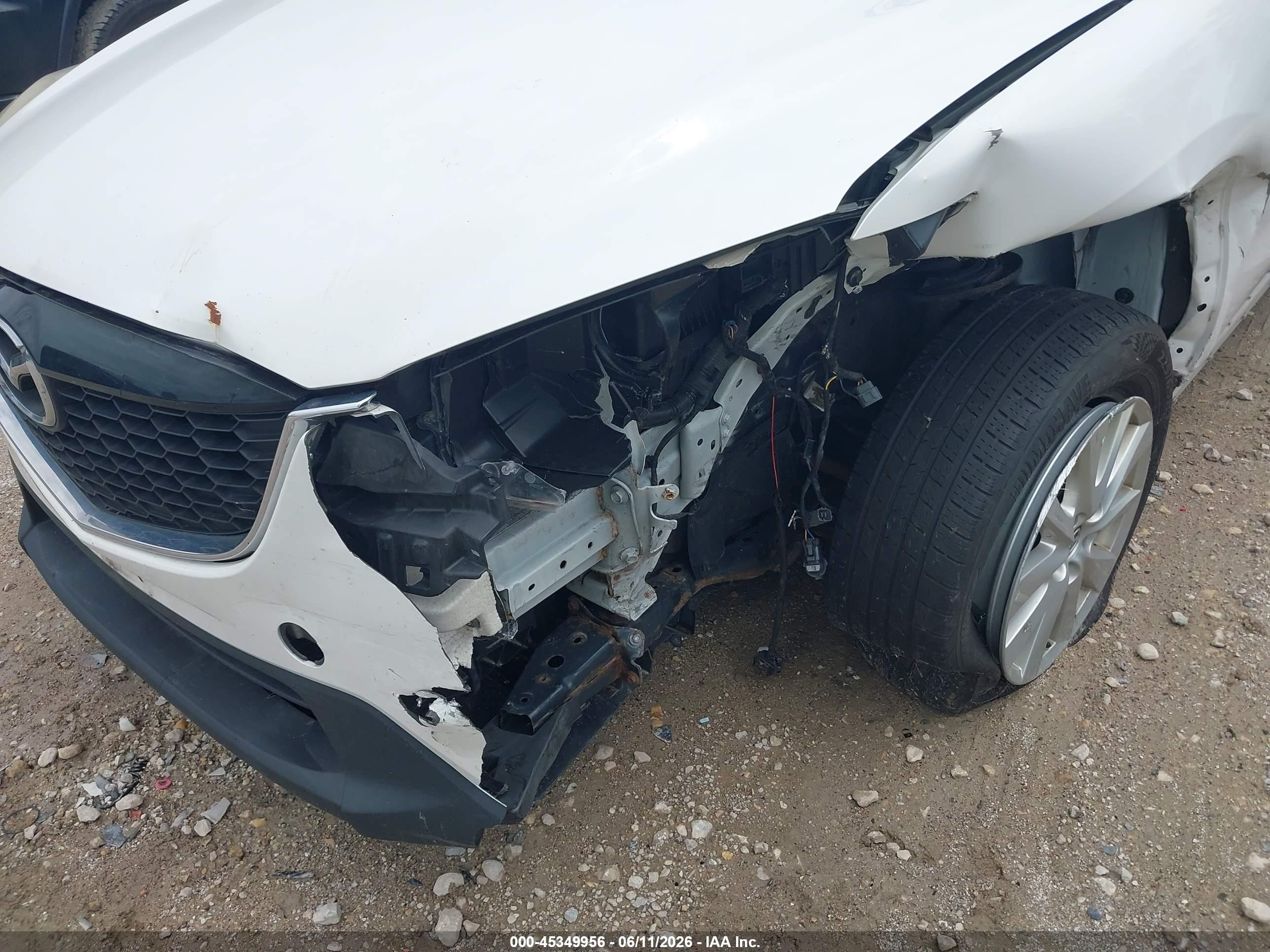 2013 Mazda Cx-5 Sport White vin: JM3KE2BE8D0134718