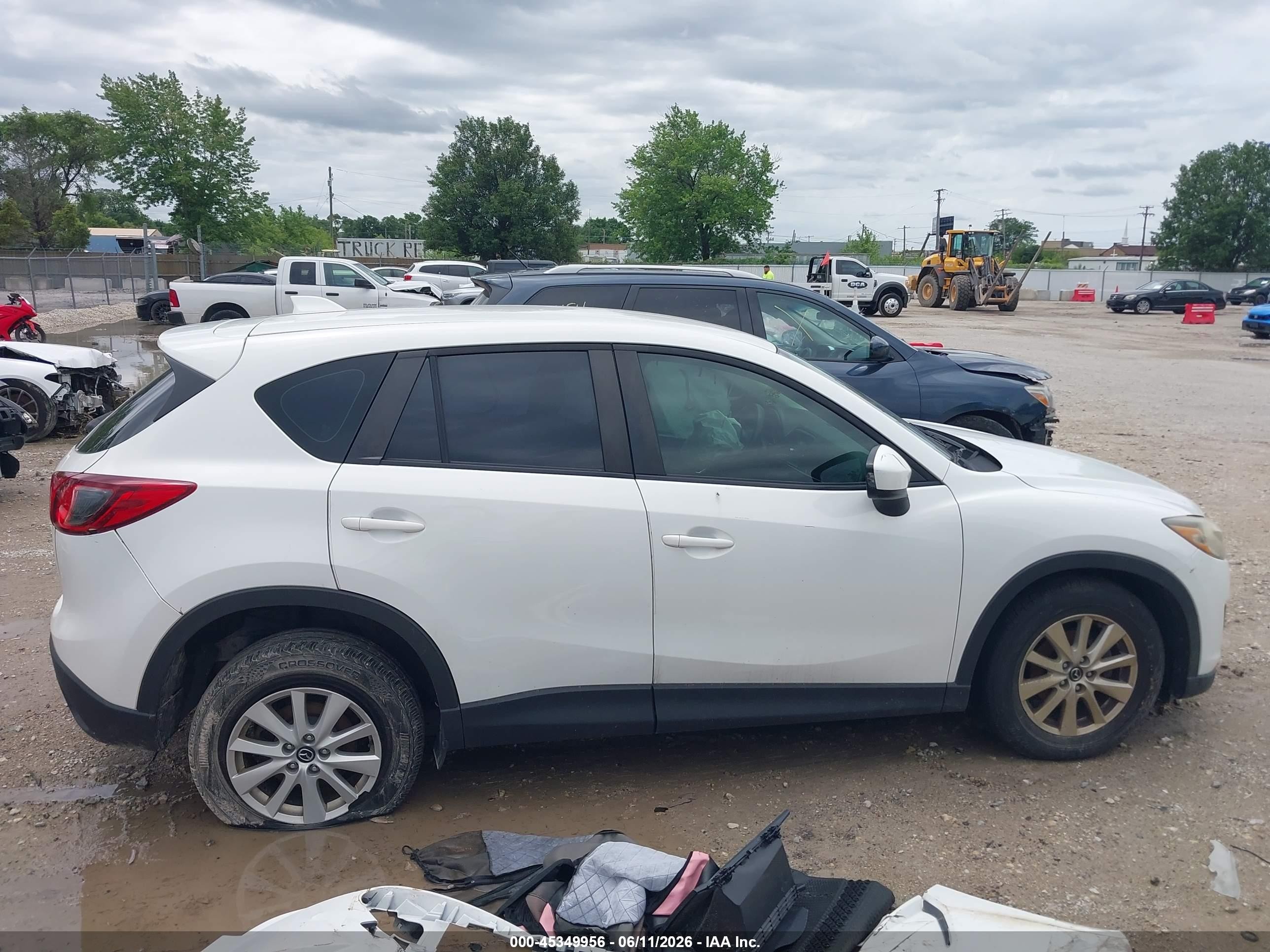 2013 Mazda Cx-5 Sport White vin: JM3KE2BE8D0134718