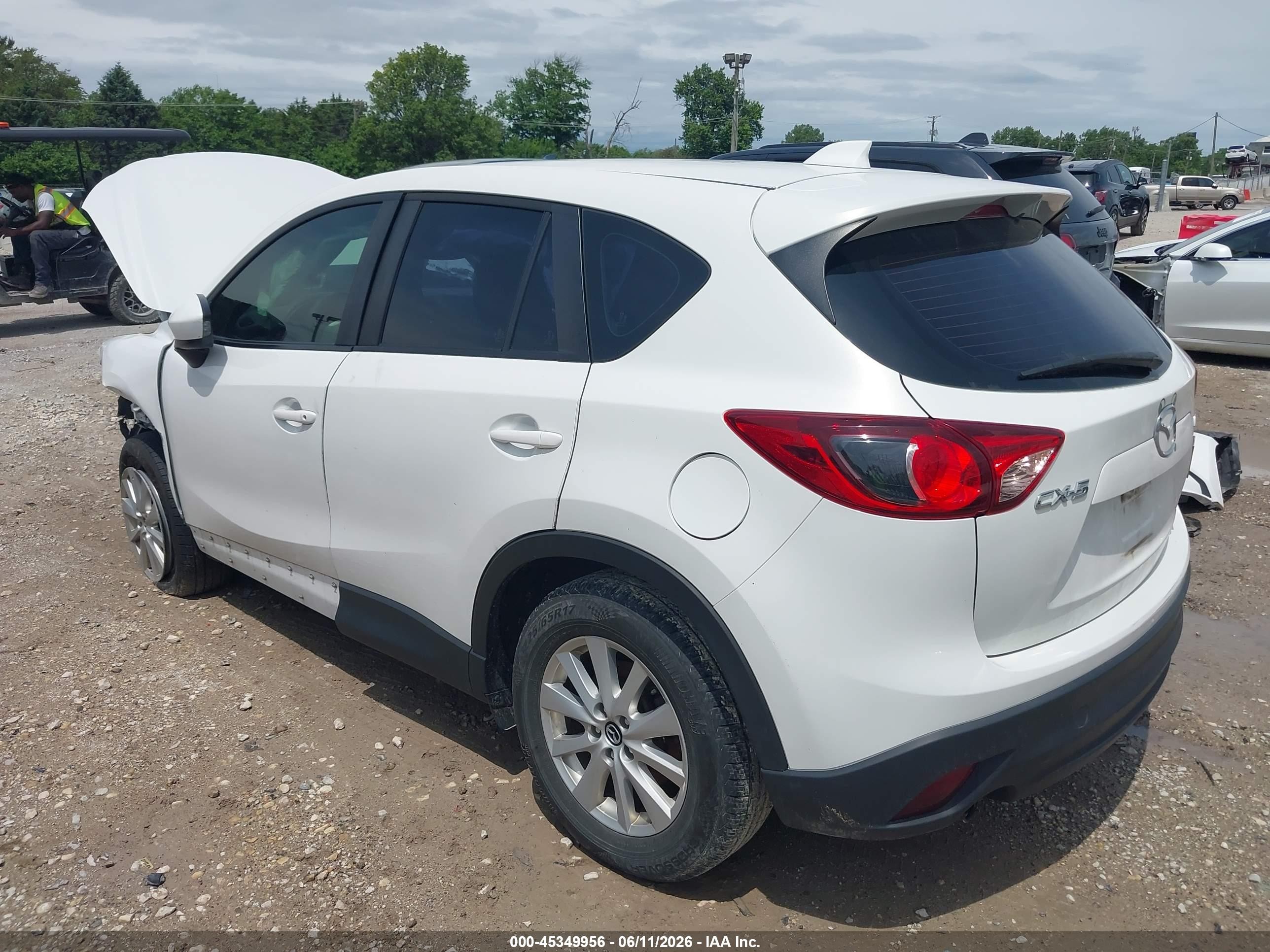 2013 Mazda Cx-5 Sport White vin: JM3KE2BE8D0134718