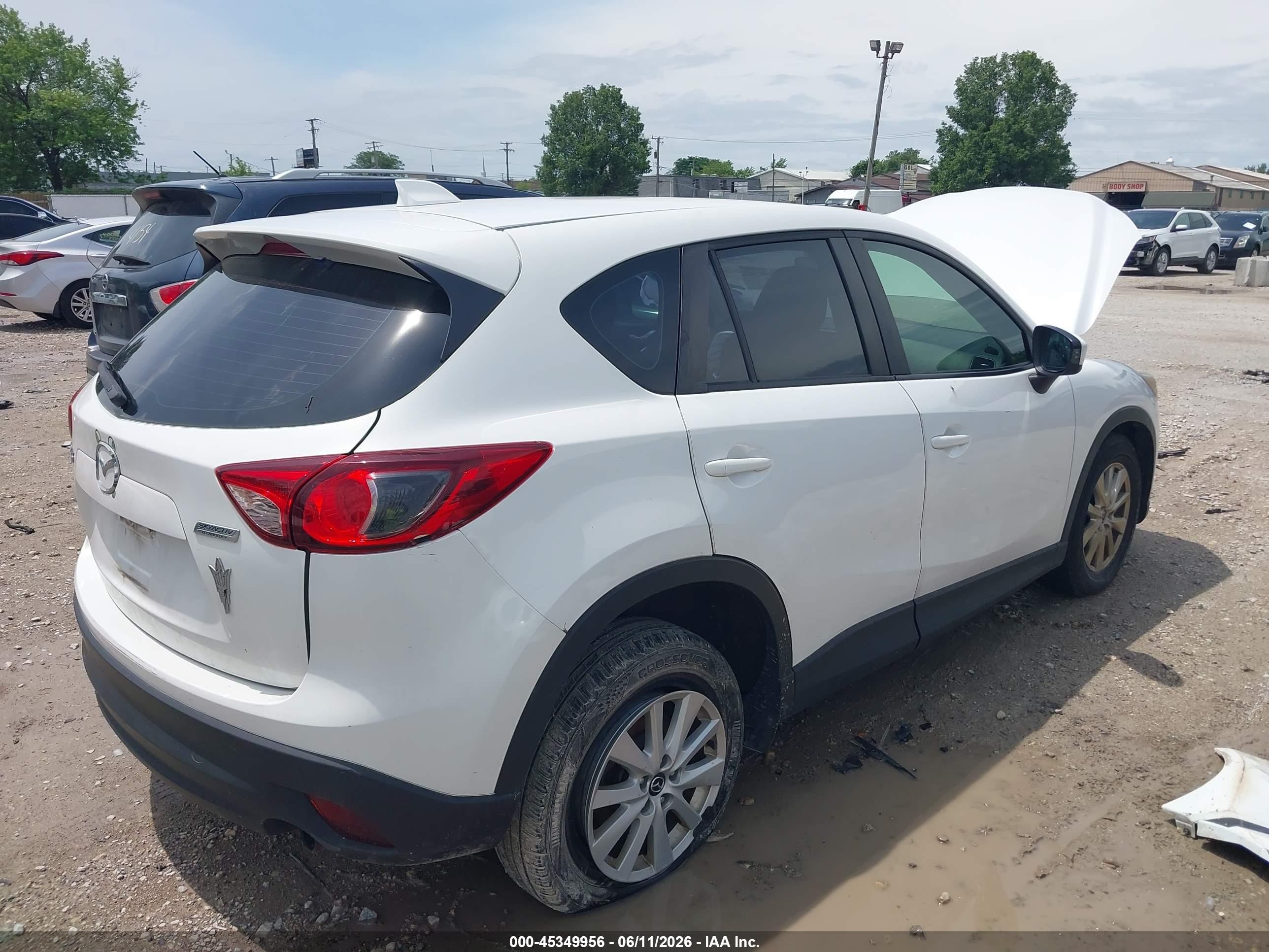 2013 Mazda Cx-5 Sport White vin: JM3KE2BE8D0134718