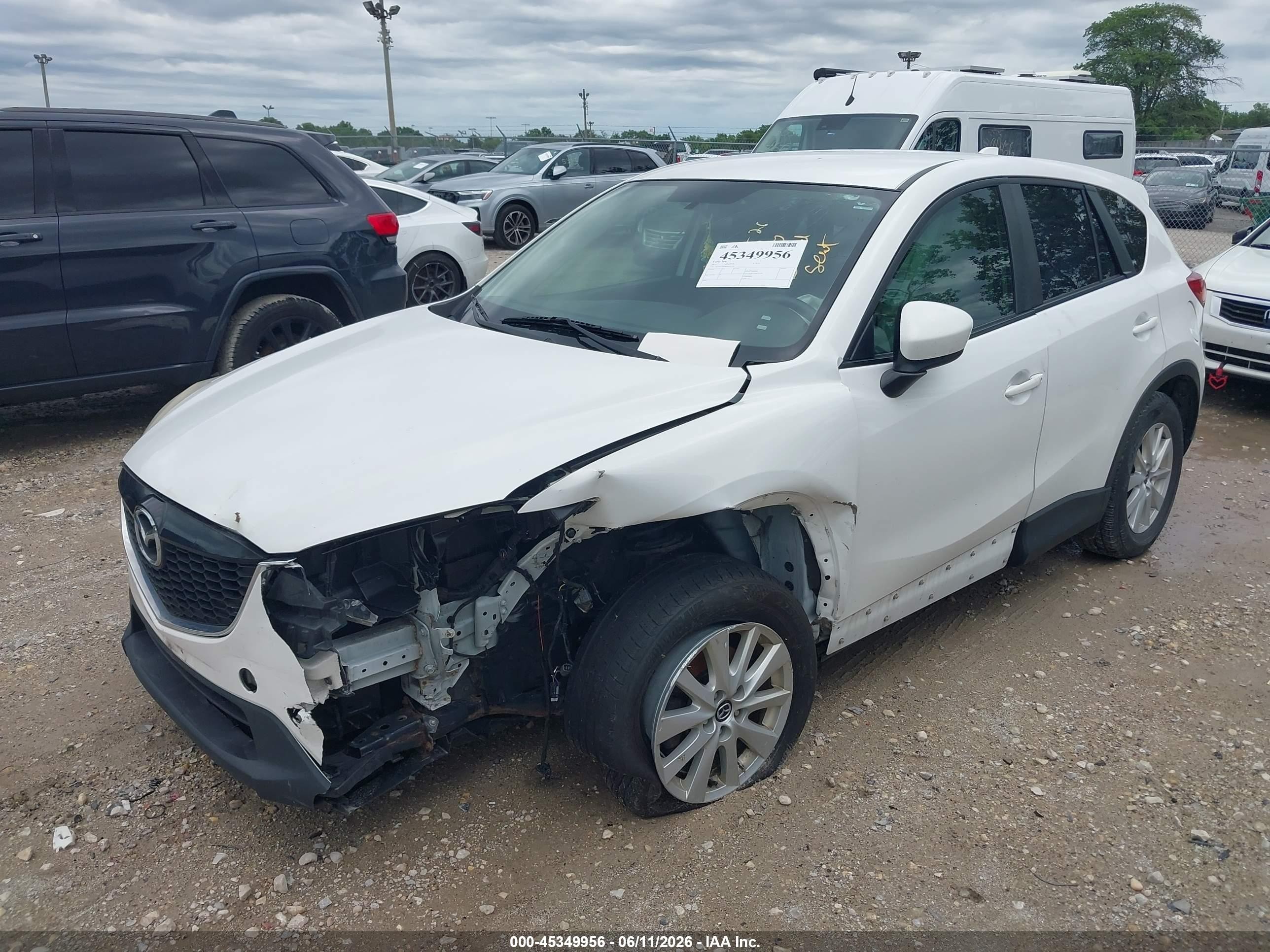2013 Mazda Cx-5 Sport White vin: JM3KE2BE8D0134718