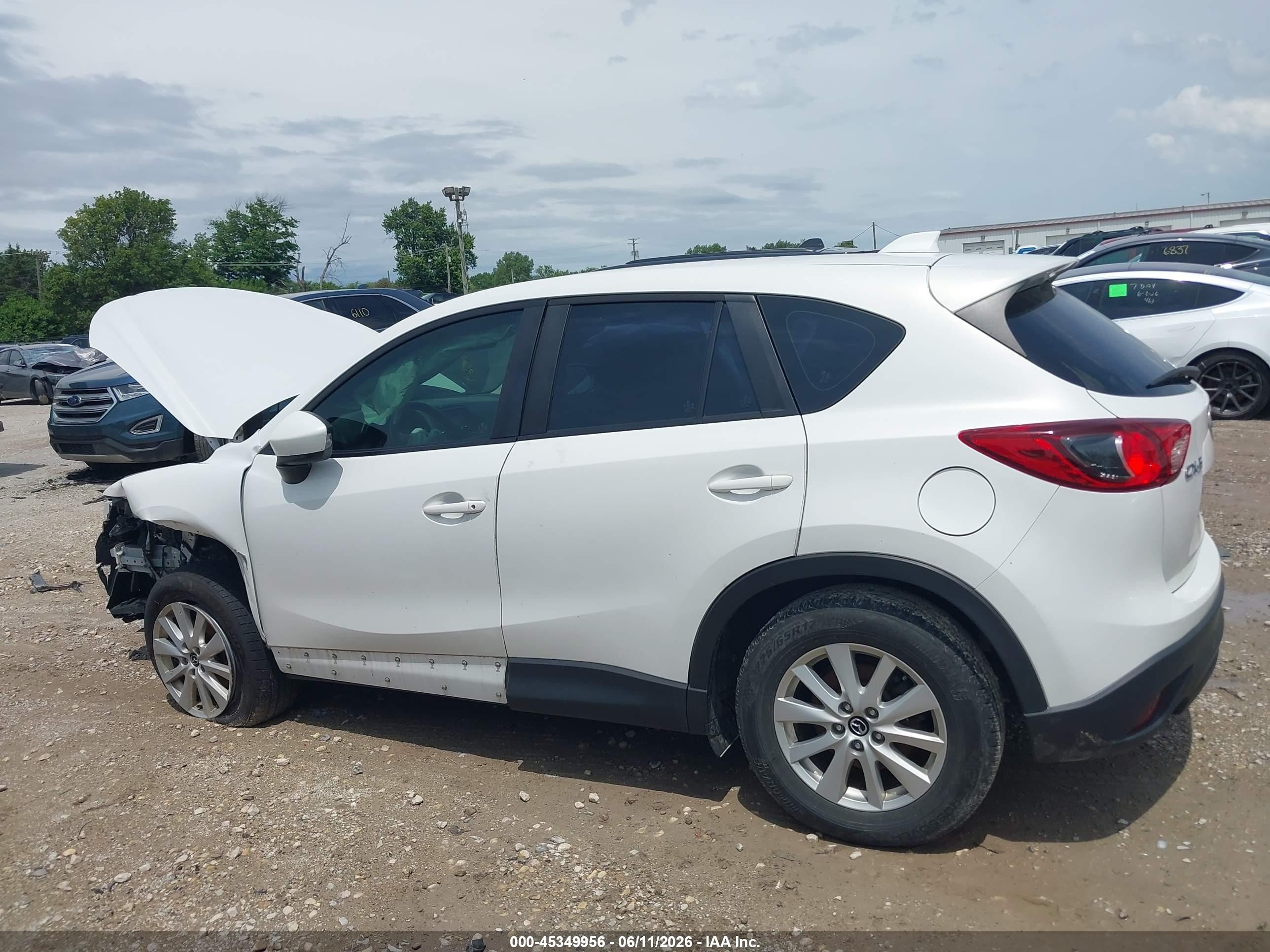 2013 Mazda Cx-5 Sport White vin: JM3KE2BE8D0134718