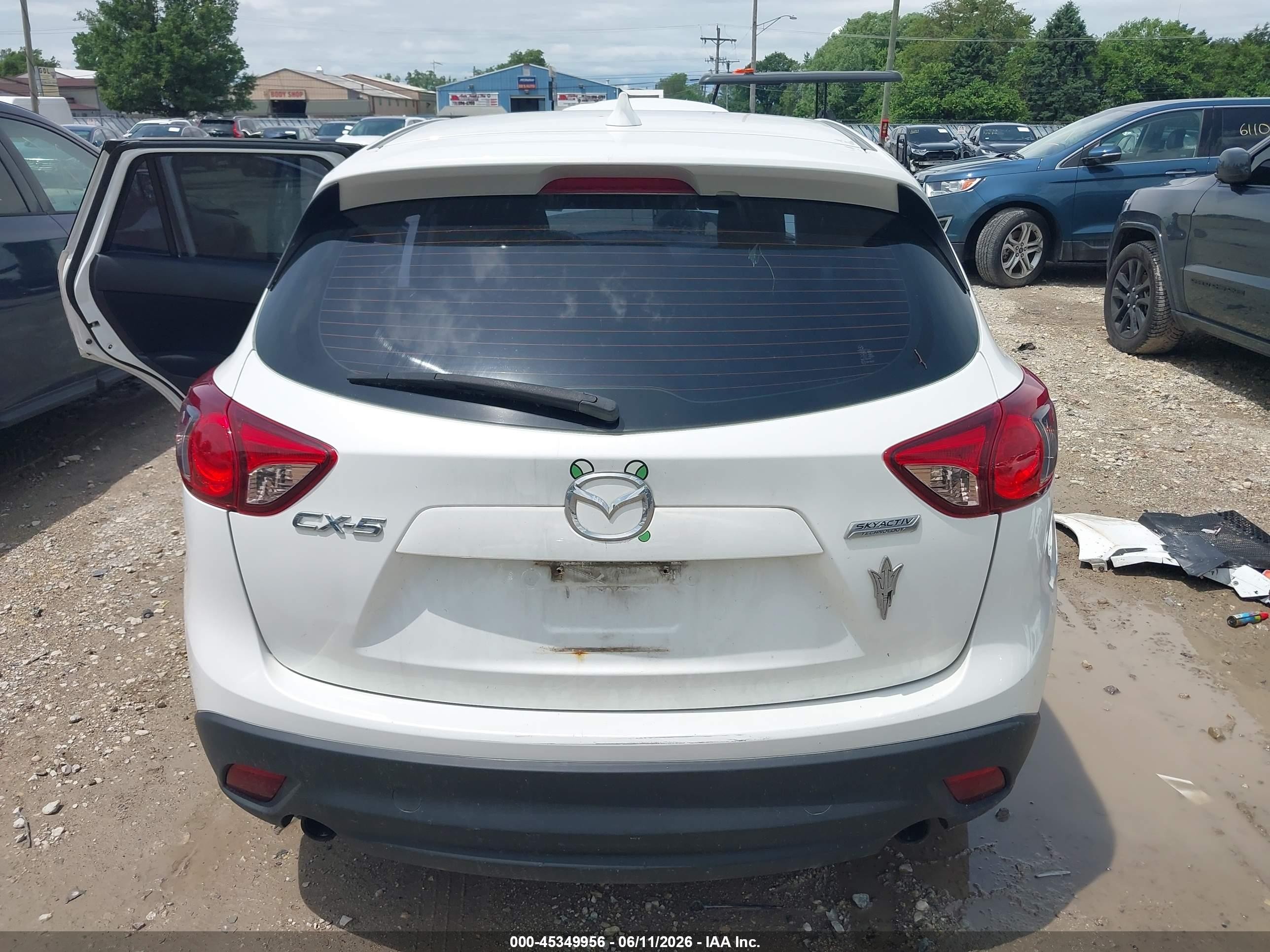 2013 Mazda Cx-5 Sport White vin: JM3KE2BE8D0134718