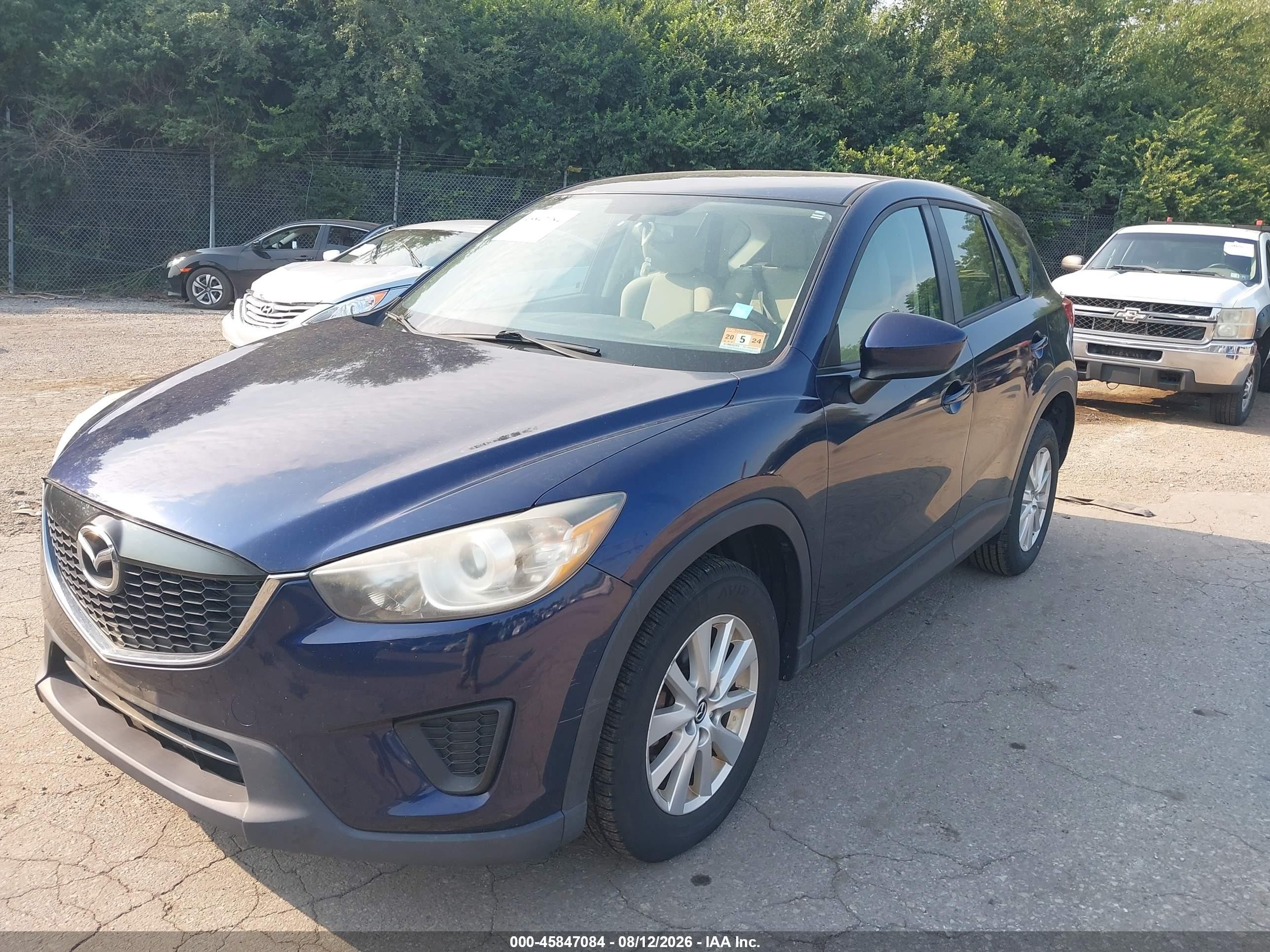 2013 Mazda Cx-5 Sport Blue vin: JM3KE2BE8D0156248