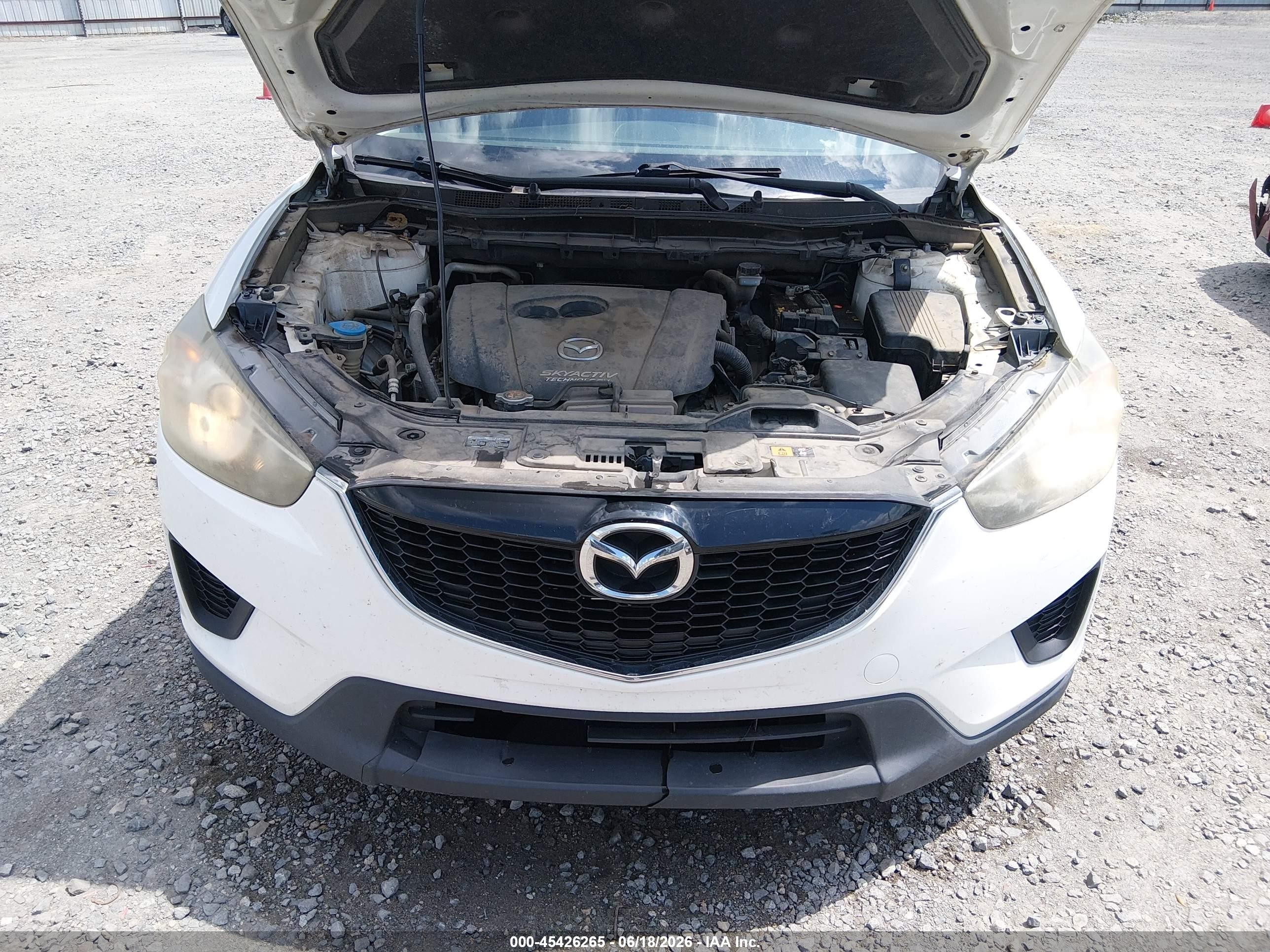 2014 Mazda Cx-5 Sport White vin: JM3KE2BE8E0337531