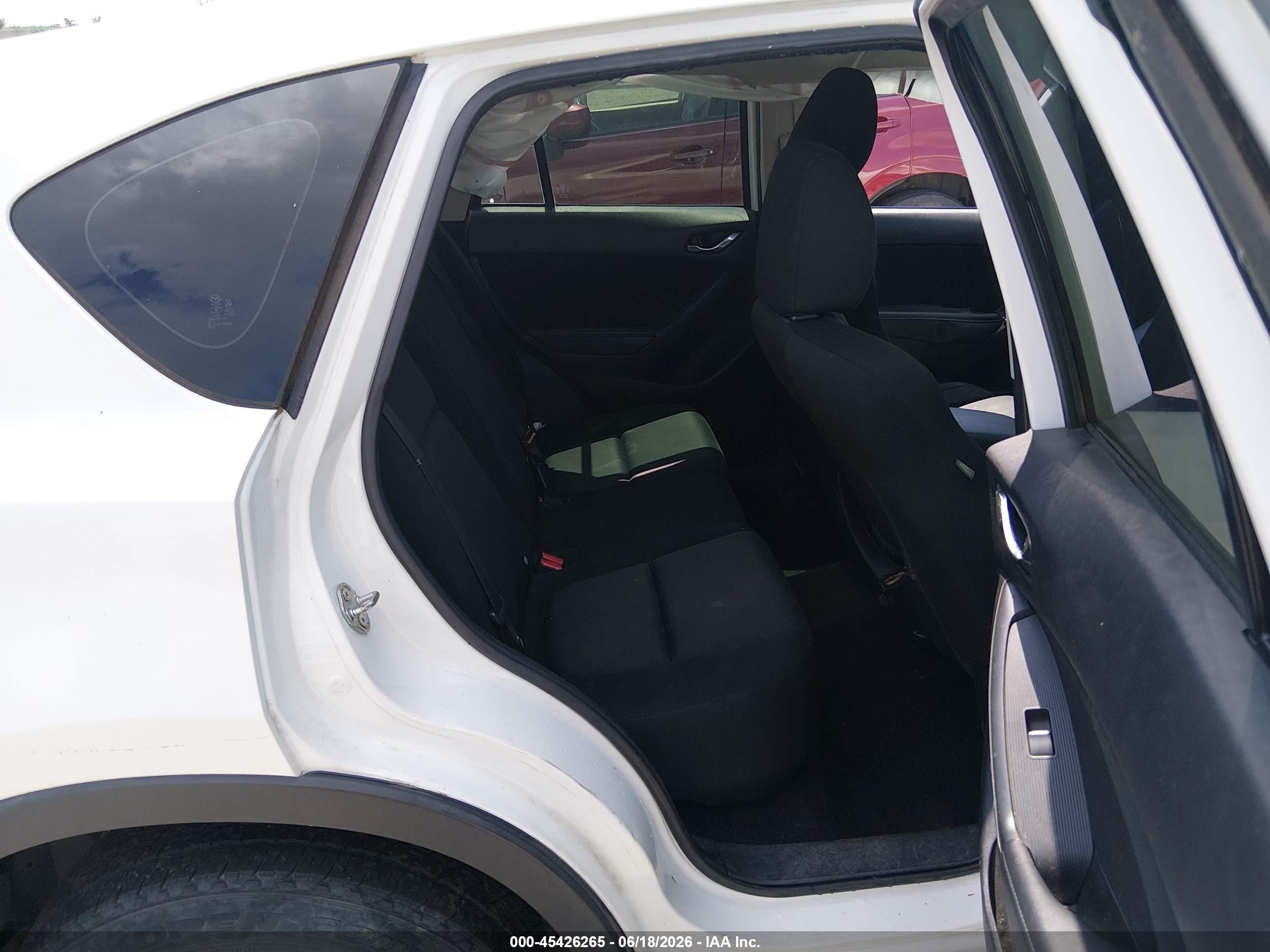 2014 Mazda Cx-5 Sport White vin: JM3KE2BE8E0337531