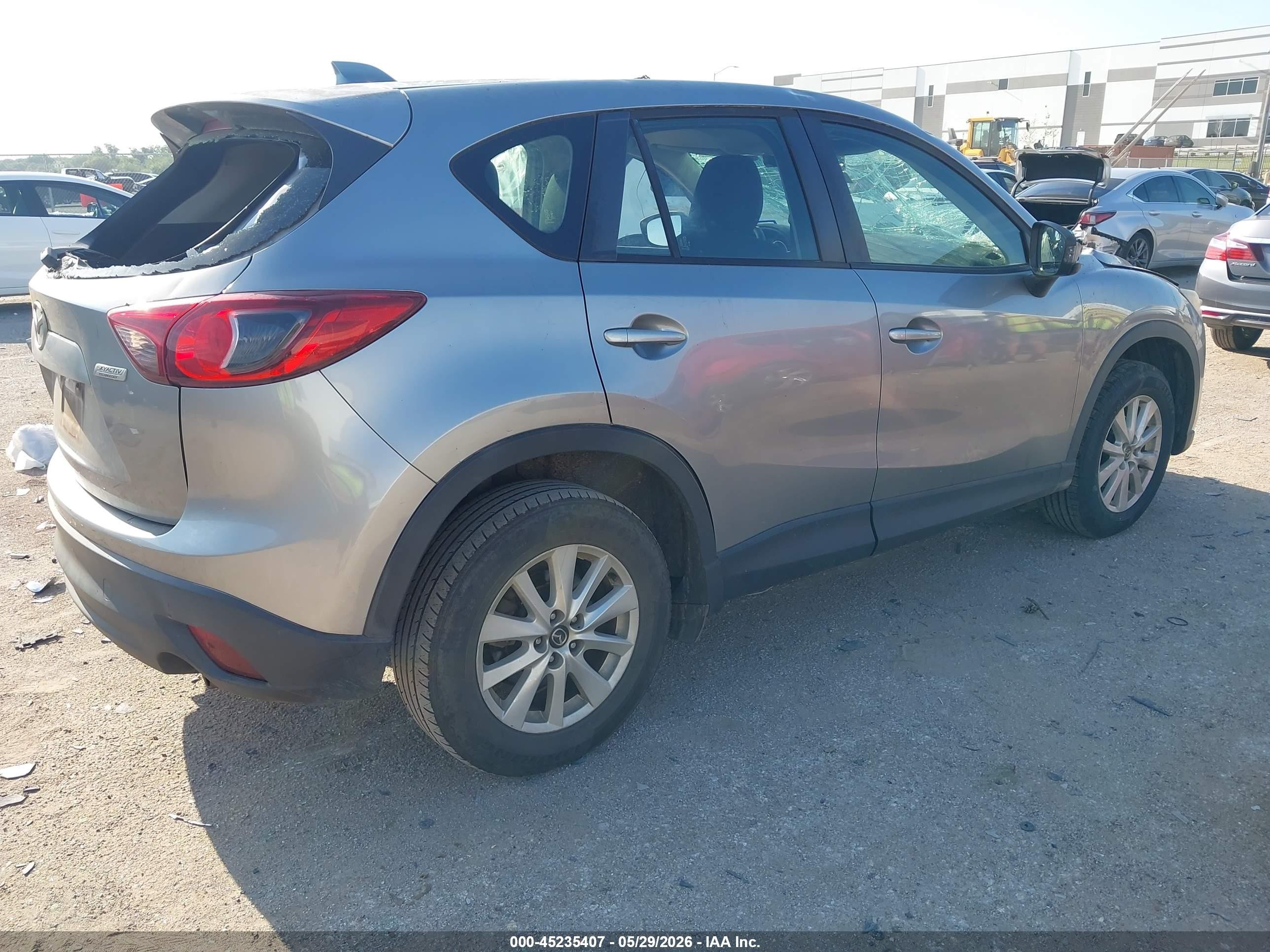 2014 Mazda Cx-5 Sport Silver vin: JM3KE2BE8E0377818