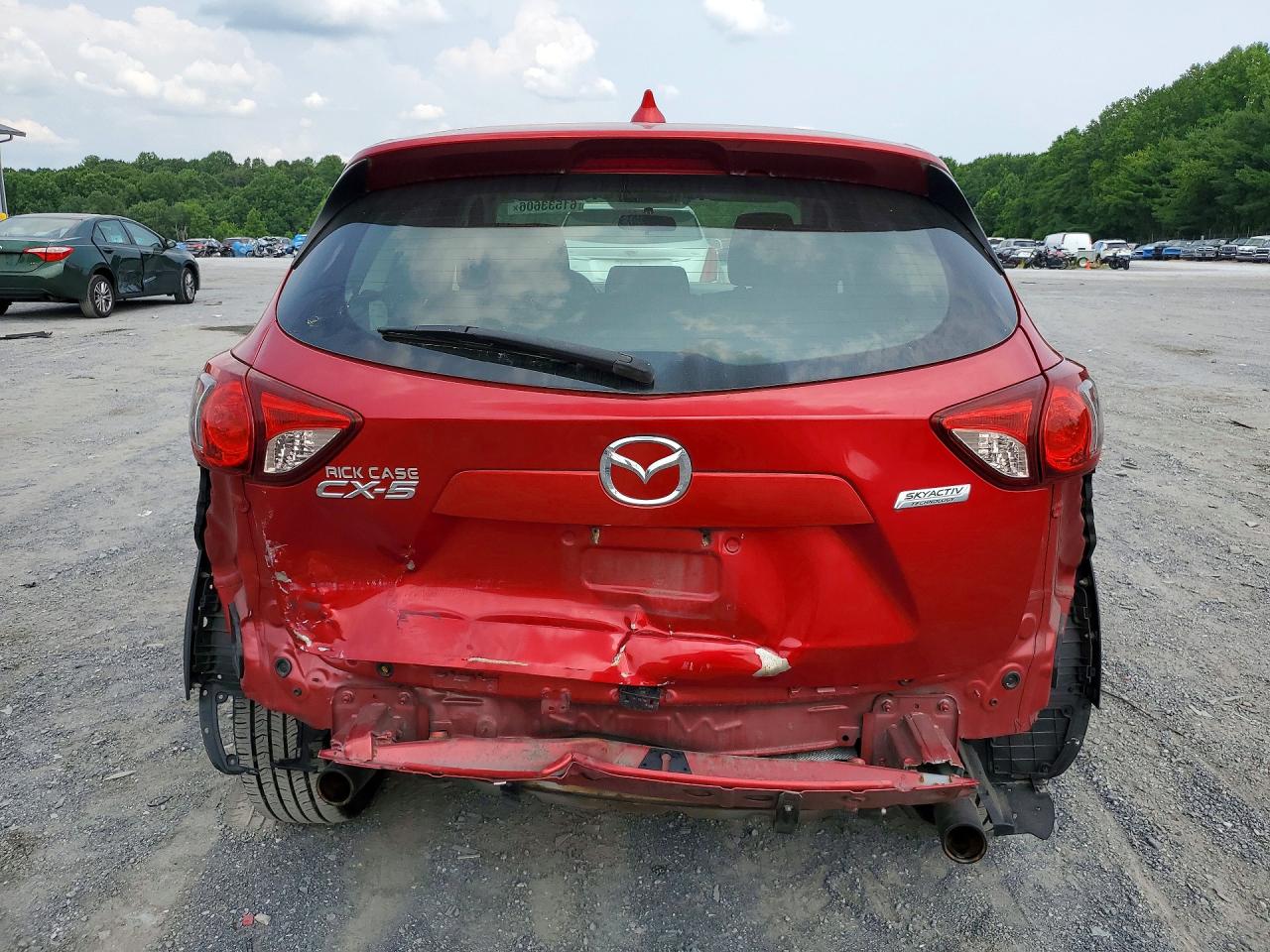 2015 Mazda Cx-5 Sport Red vin: JM3KE2BE8F0452485