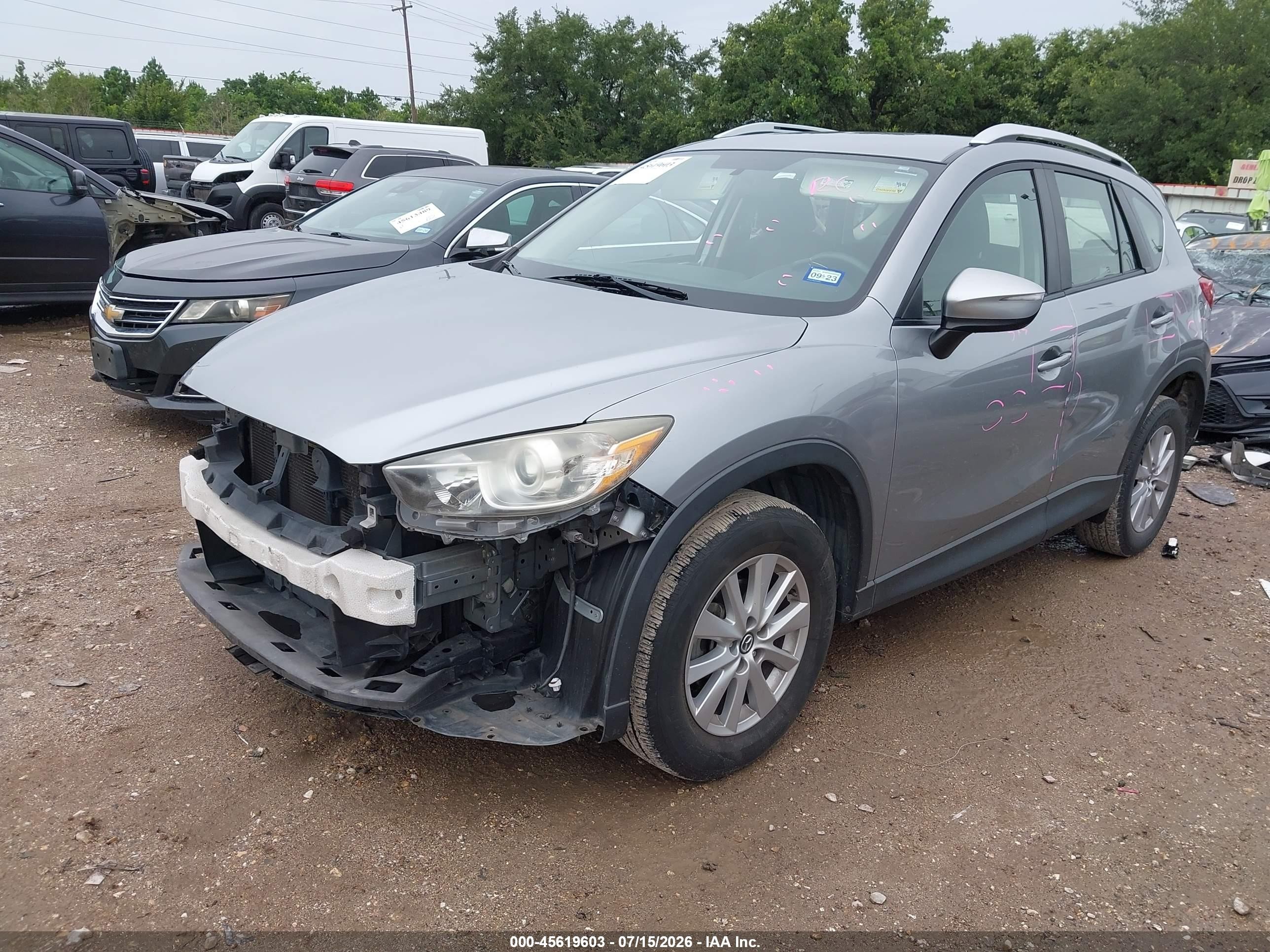 2015 Mazda Cx-5 Sport Gray vin: JM3KE2BE8F0475278
