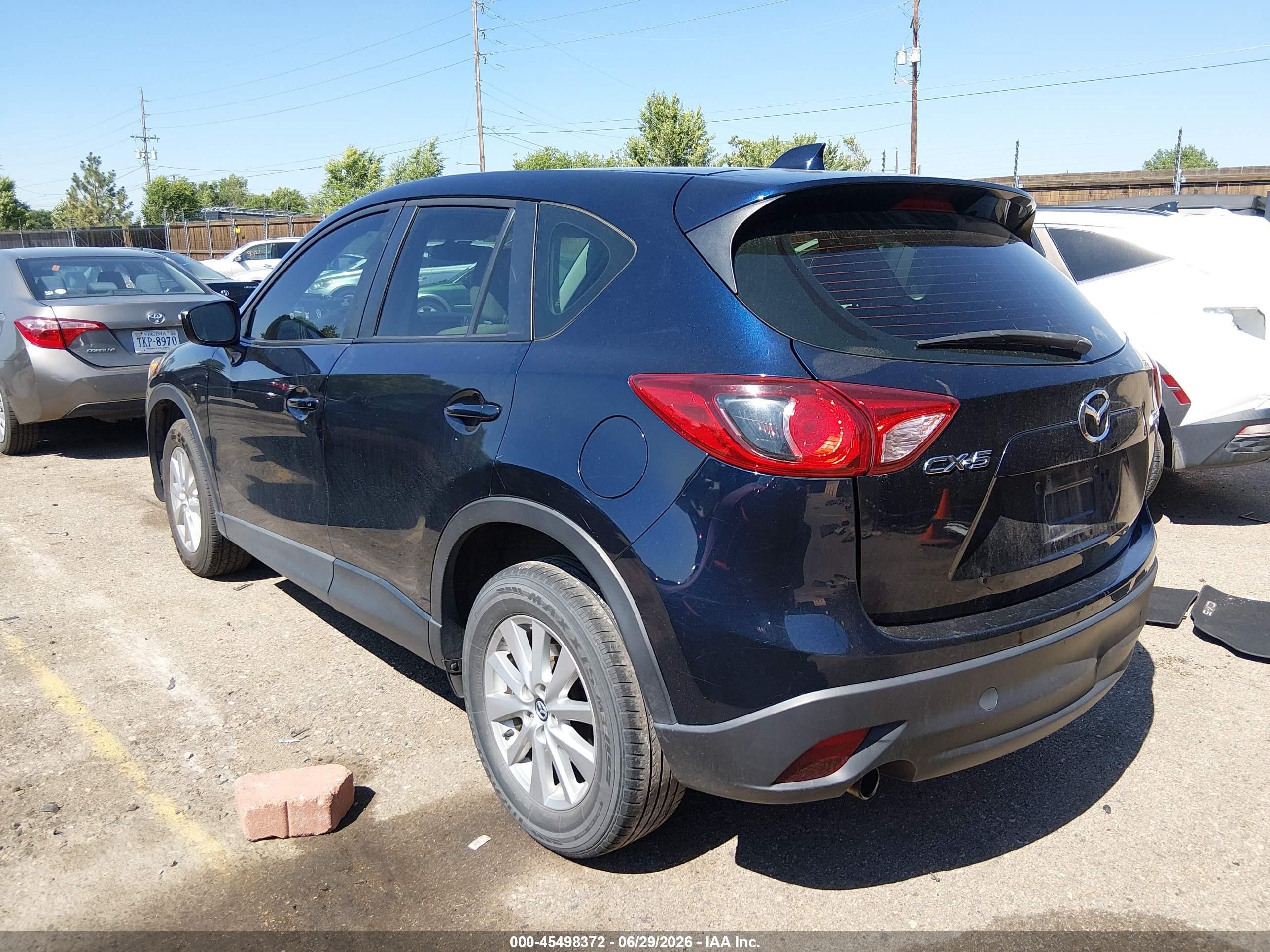 2015 Mazda Cx-5 Sport Black vin: JM3KE2BE8F0484465