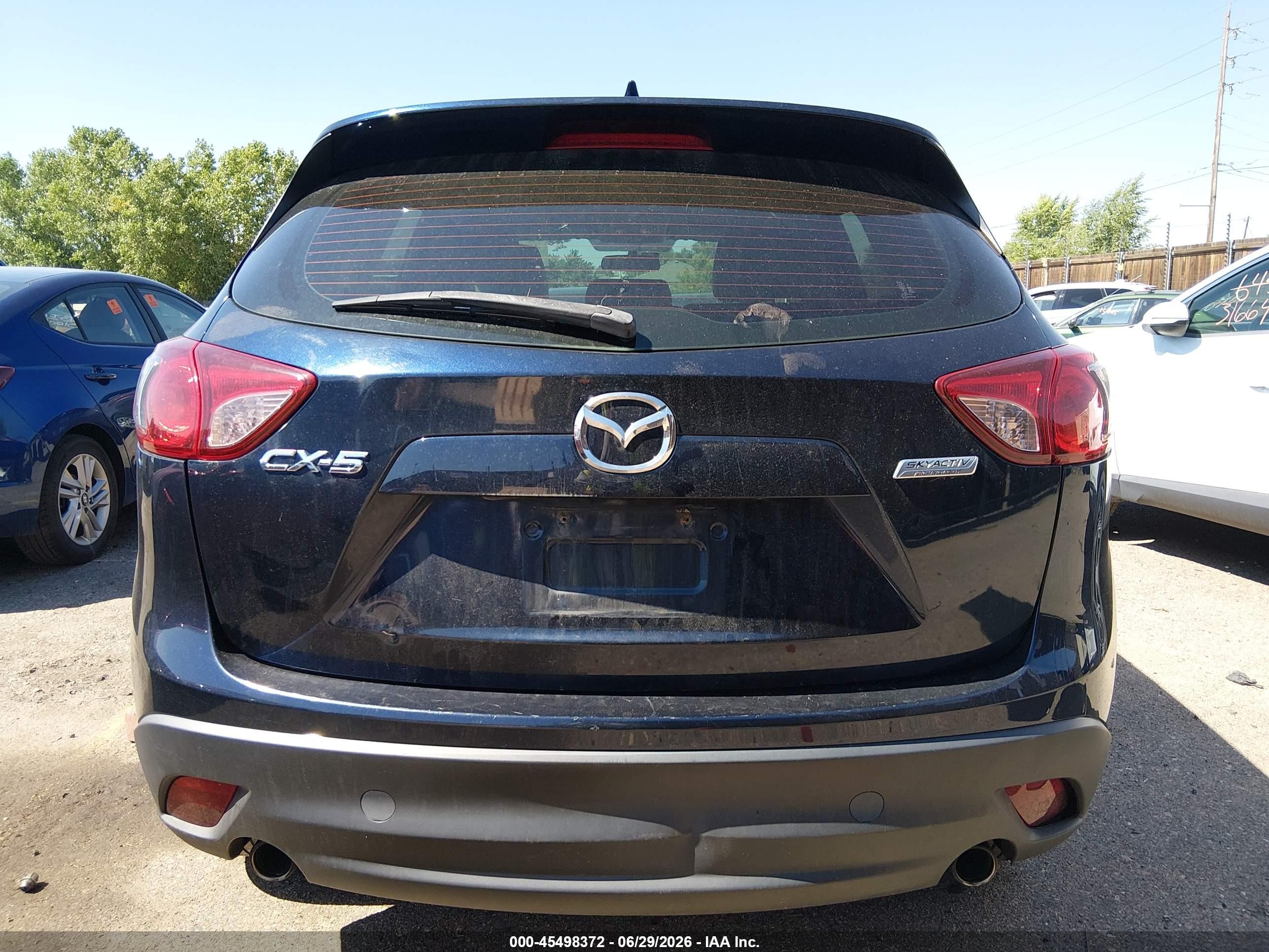 2015 Mazda Cx-5 Sport Black vin: JM3KE2BE8F0484465
