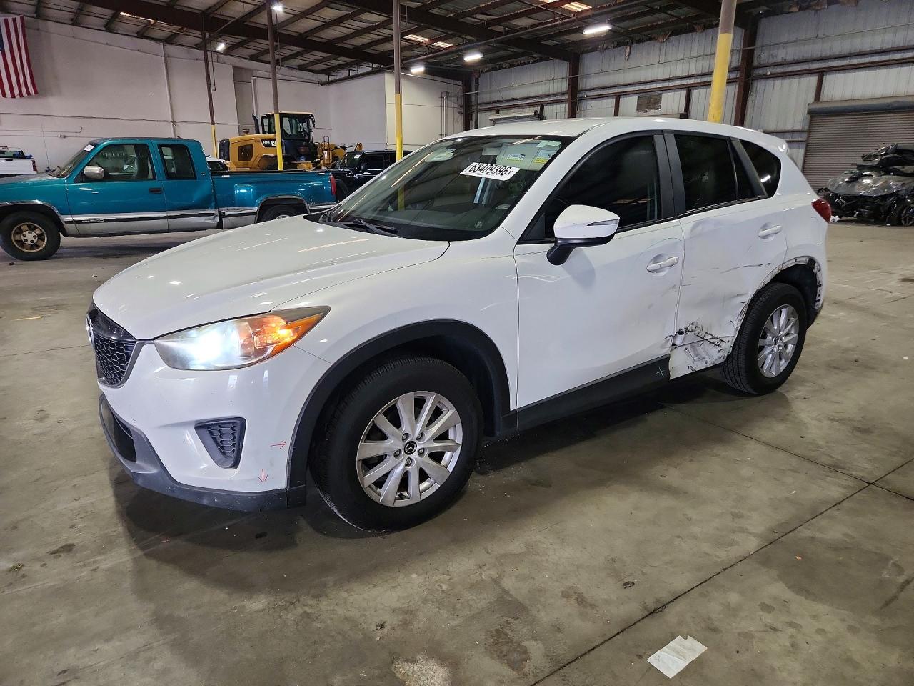 2015 Mazda Cx-5 Sport White vin: JM3KE2BE8F0536662