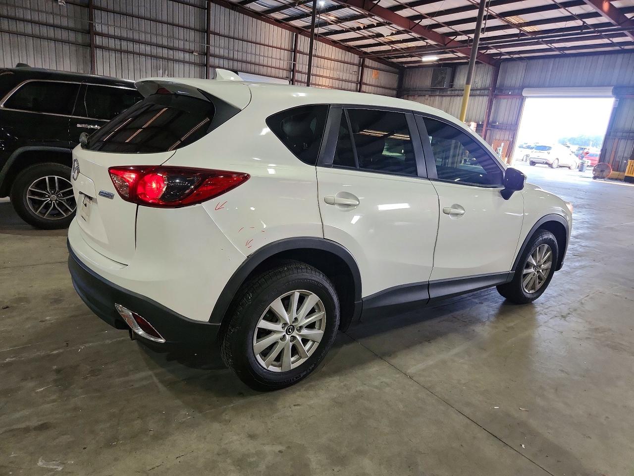 2015 Mazda Cx-5 Sport White vin: JM3KE2BE8F0536662