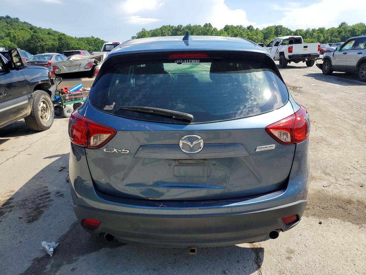 2014 Mazda Cx-5 Sport Blue vin: JM3KE2BE9E0390366